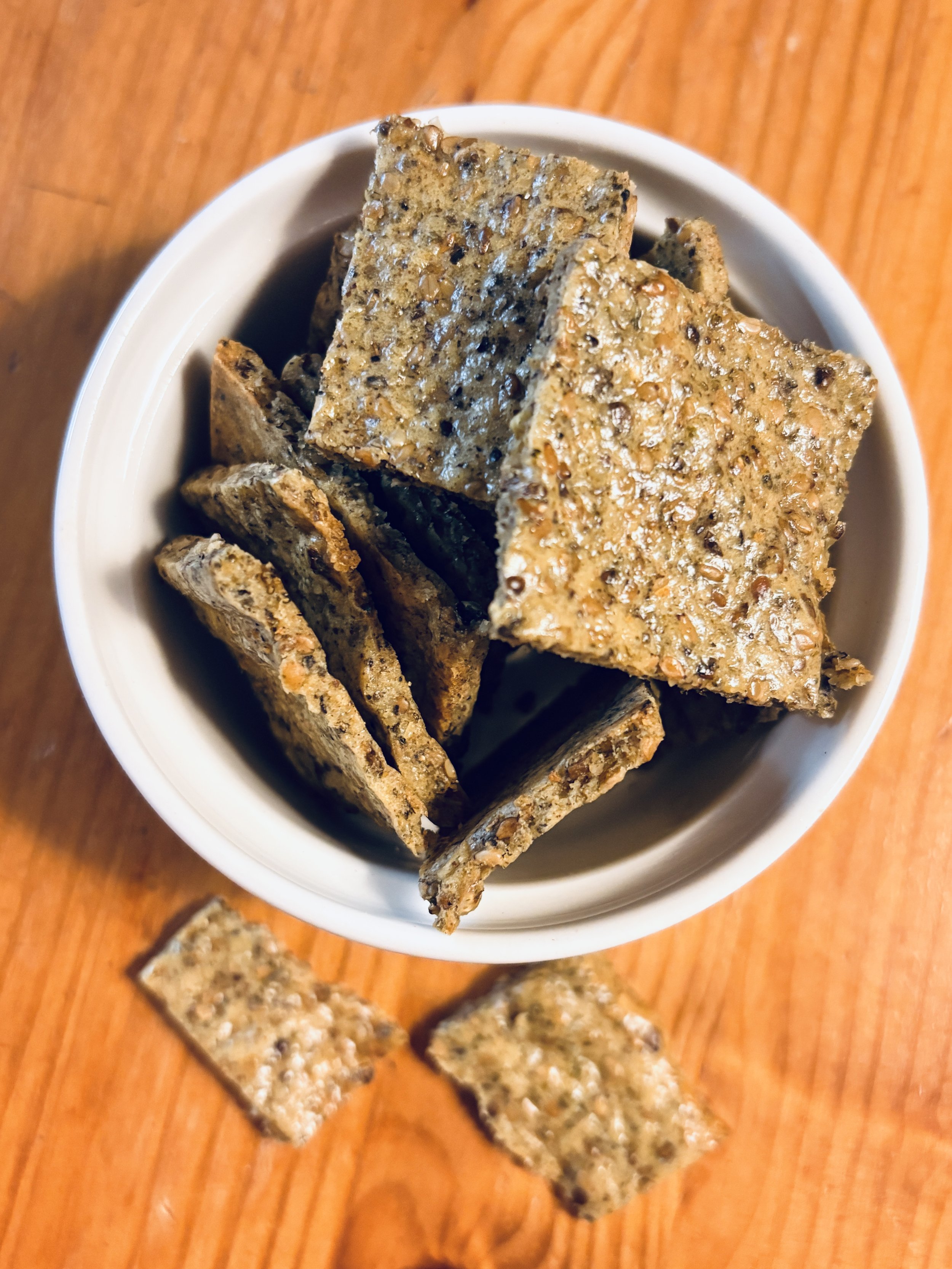 Konopno sézamové krekry