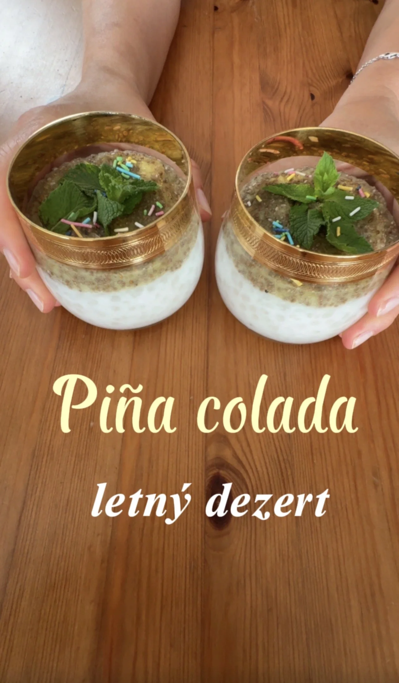 Piňa colada dezert