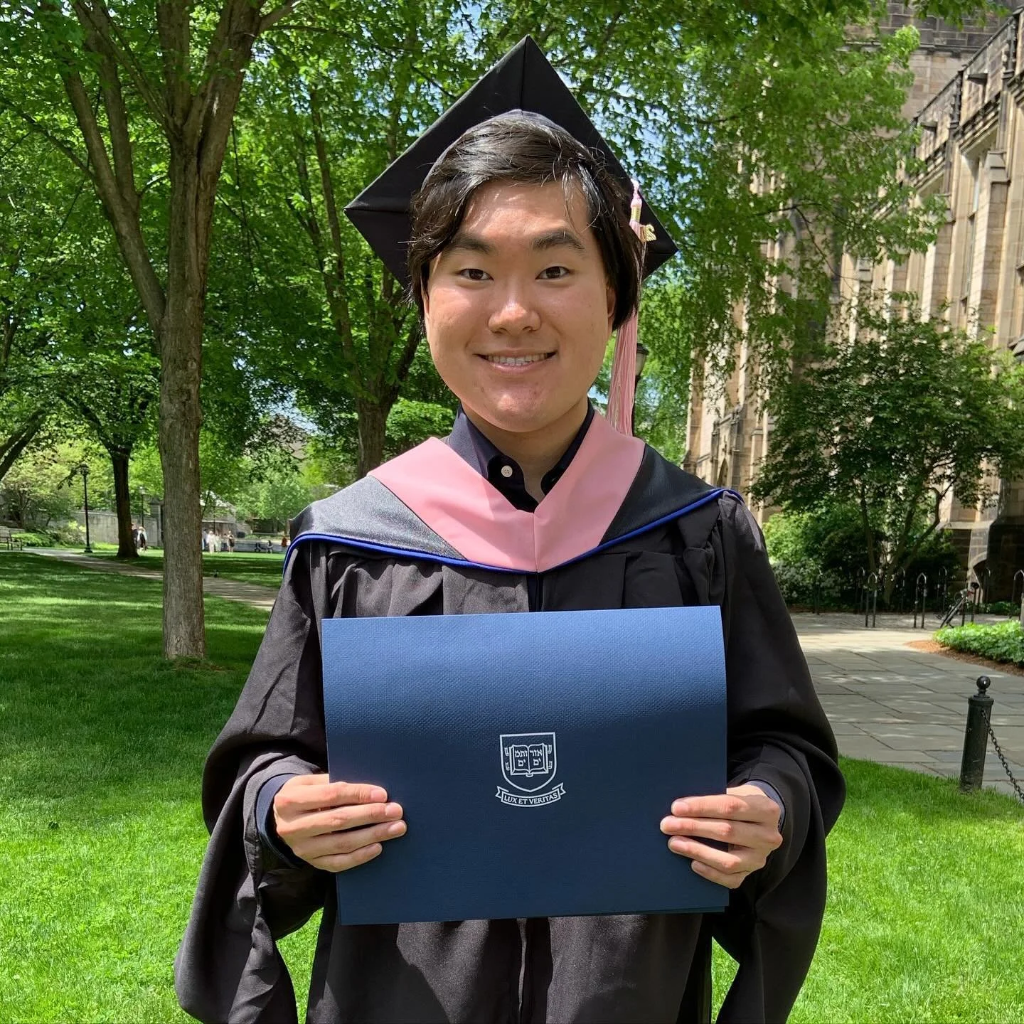Graduated from Yale with my Masters! Thankful for all my friends, professors, and especially my family for helping me reach this milestone 🙏 @yale.music #yalegraduation2024