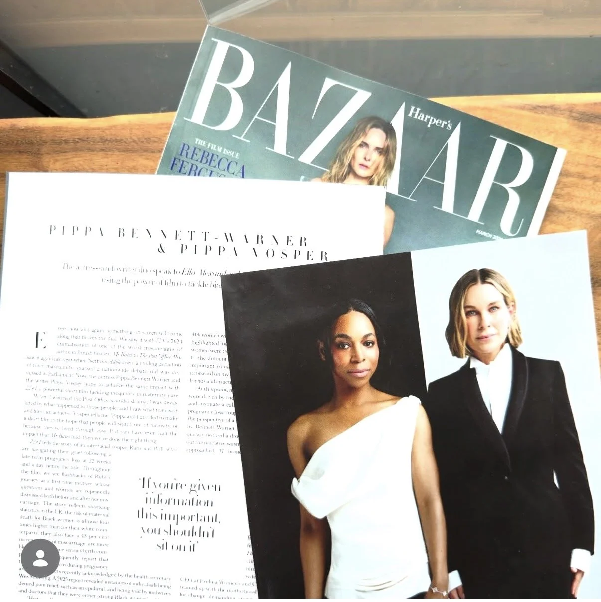 
Pippa Bennett Warner & Pippa Vosper for Harper's Bazaar London - 22+1 - Assisting Emma White Turle. Photographer - Charlie Clift