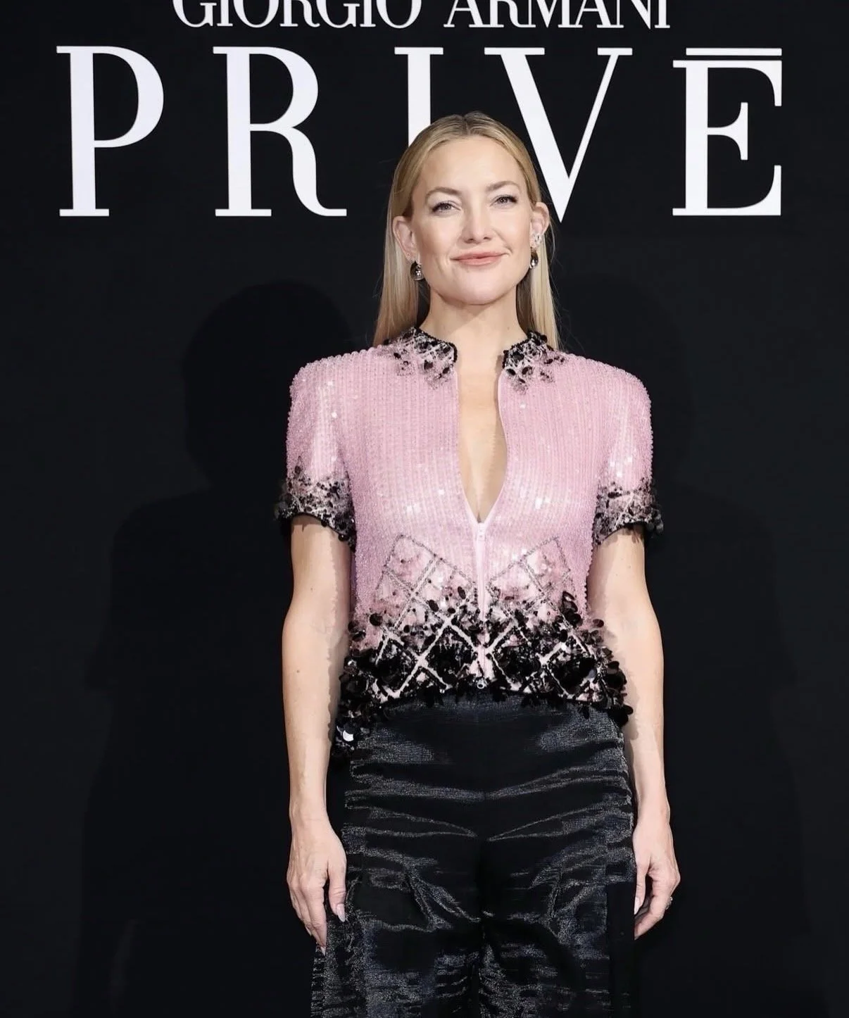 Kate Hudson -Giorgio Armani Privé in Paris - Assisting Naoko Scintu