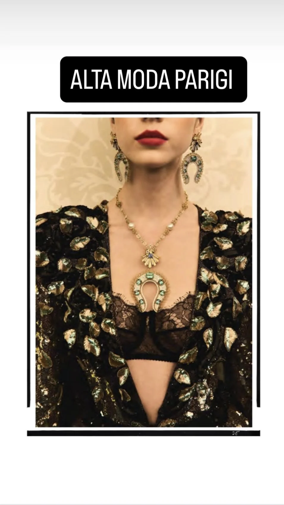 Paris Fashion Week - Dolce and Gabbana