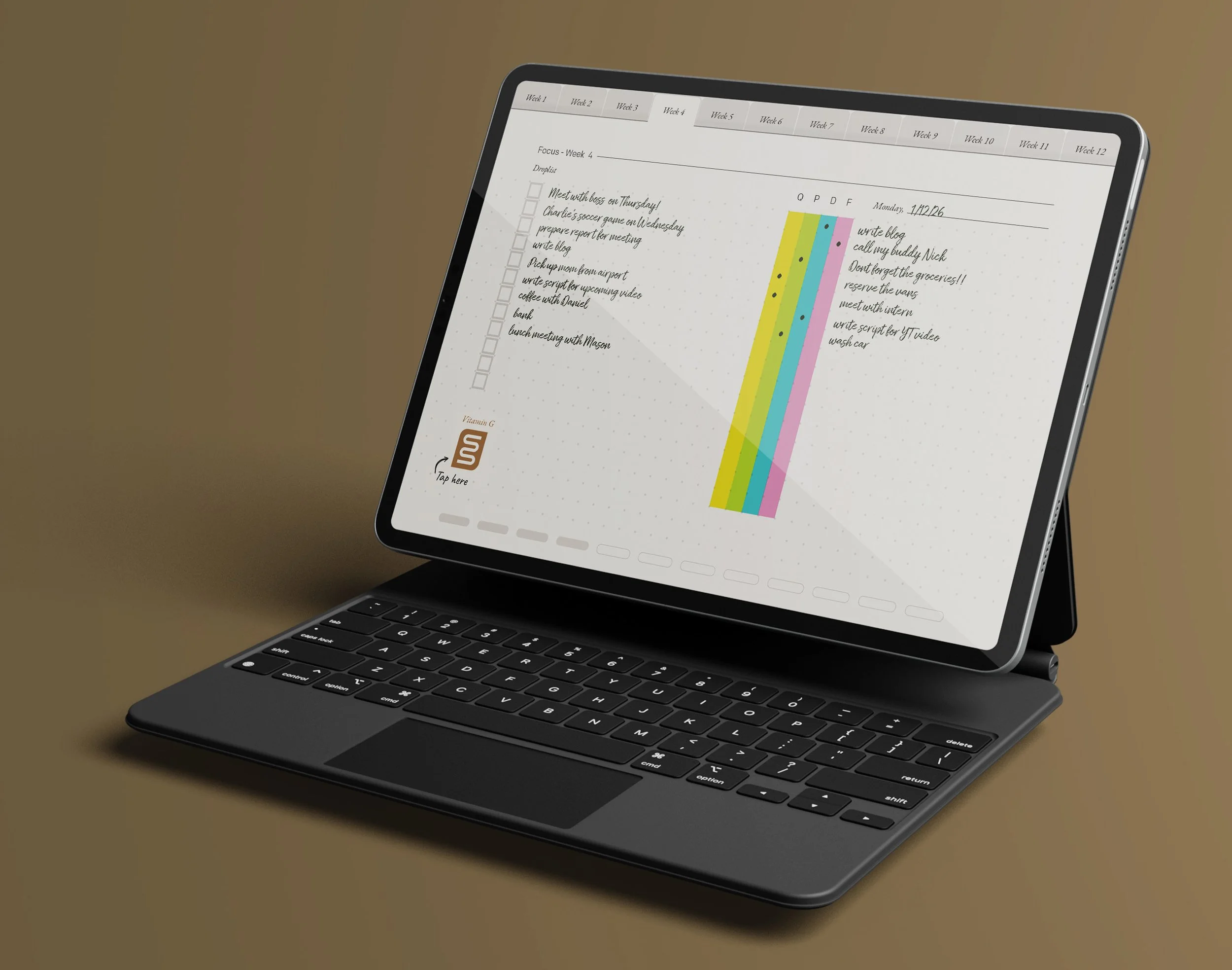 Sonnal Focus Journal PDF (Notability, GoodNotes)