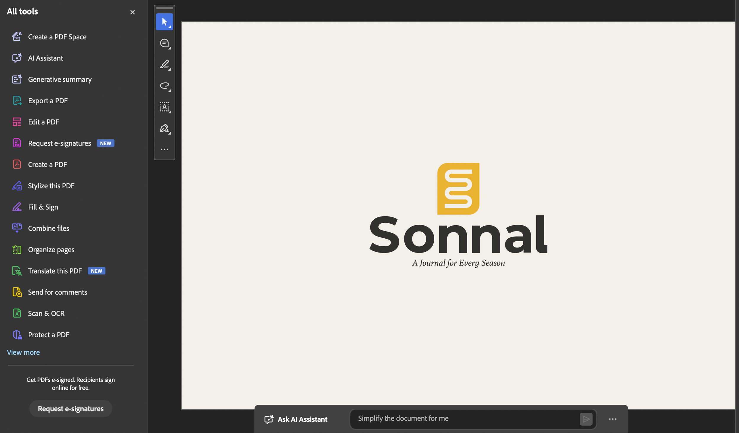 Sonnal Focus Journal PDF (Notability, GoodNotes)