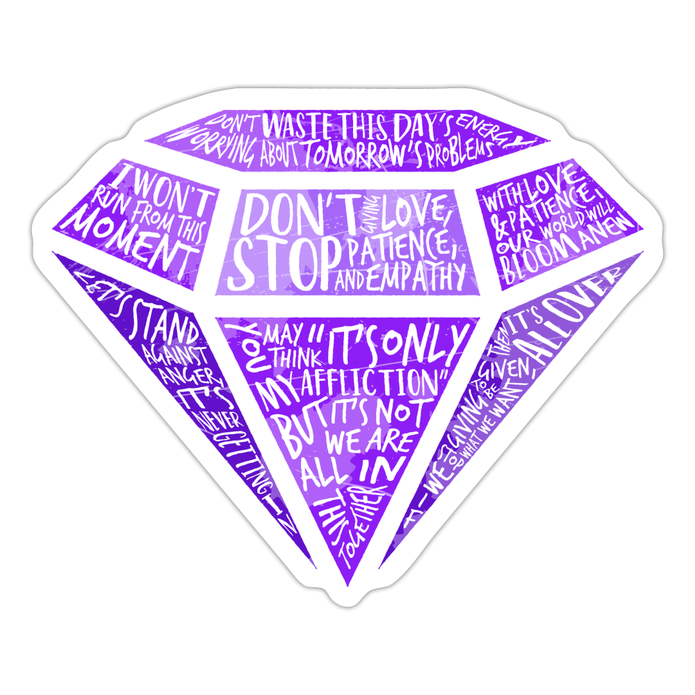 BLOOM Lyric Gem Sticker