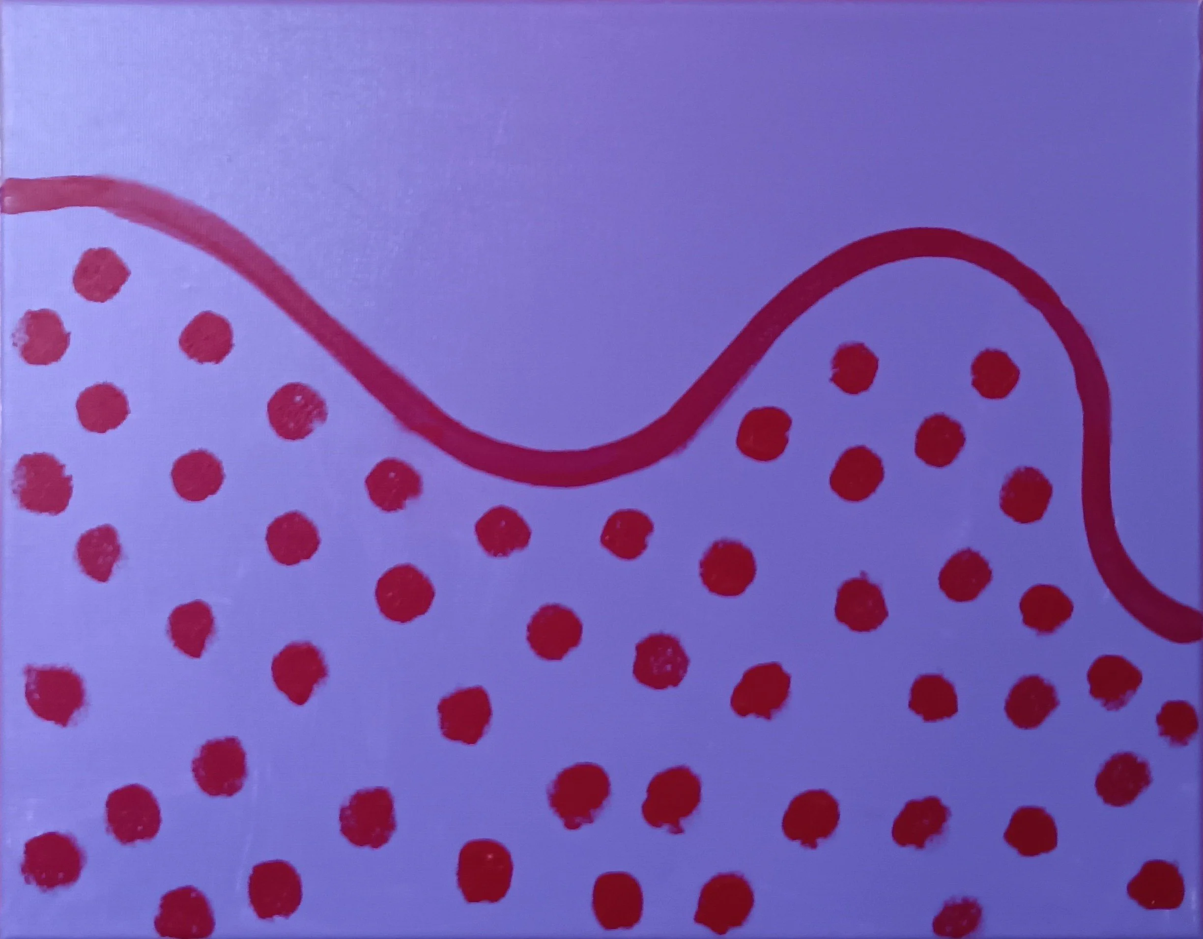 Strawberry Hill Abstract Landscape Painting