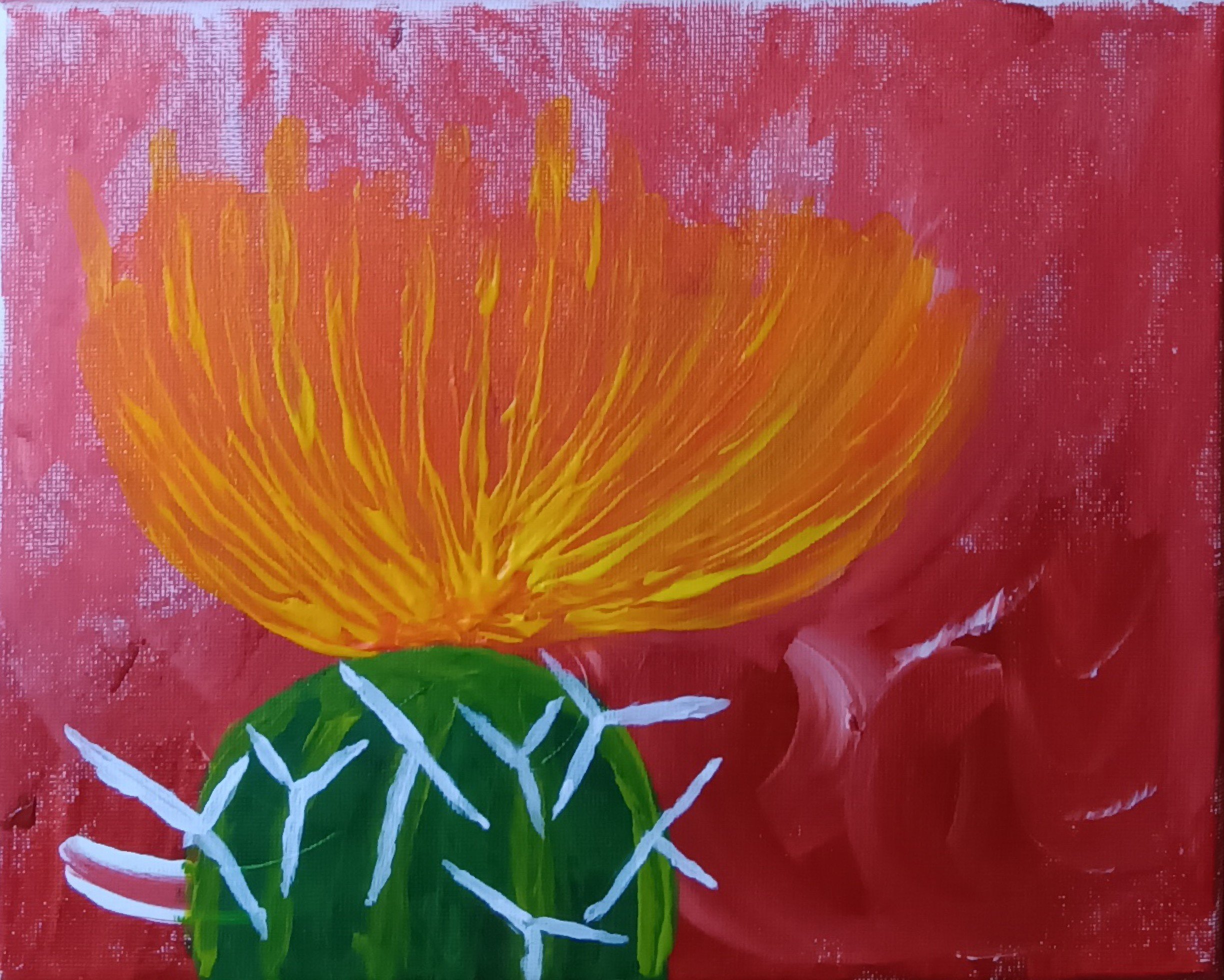 Desert Bloom Acrylic Artwork