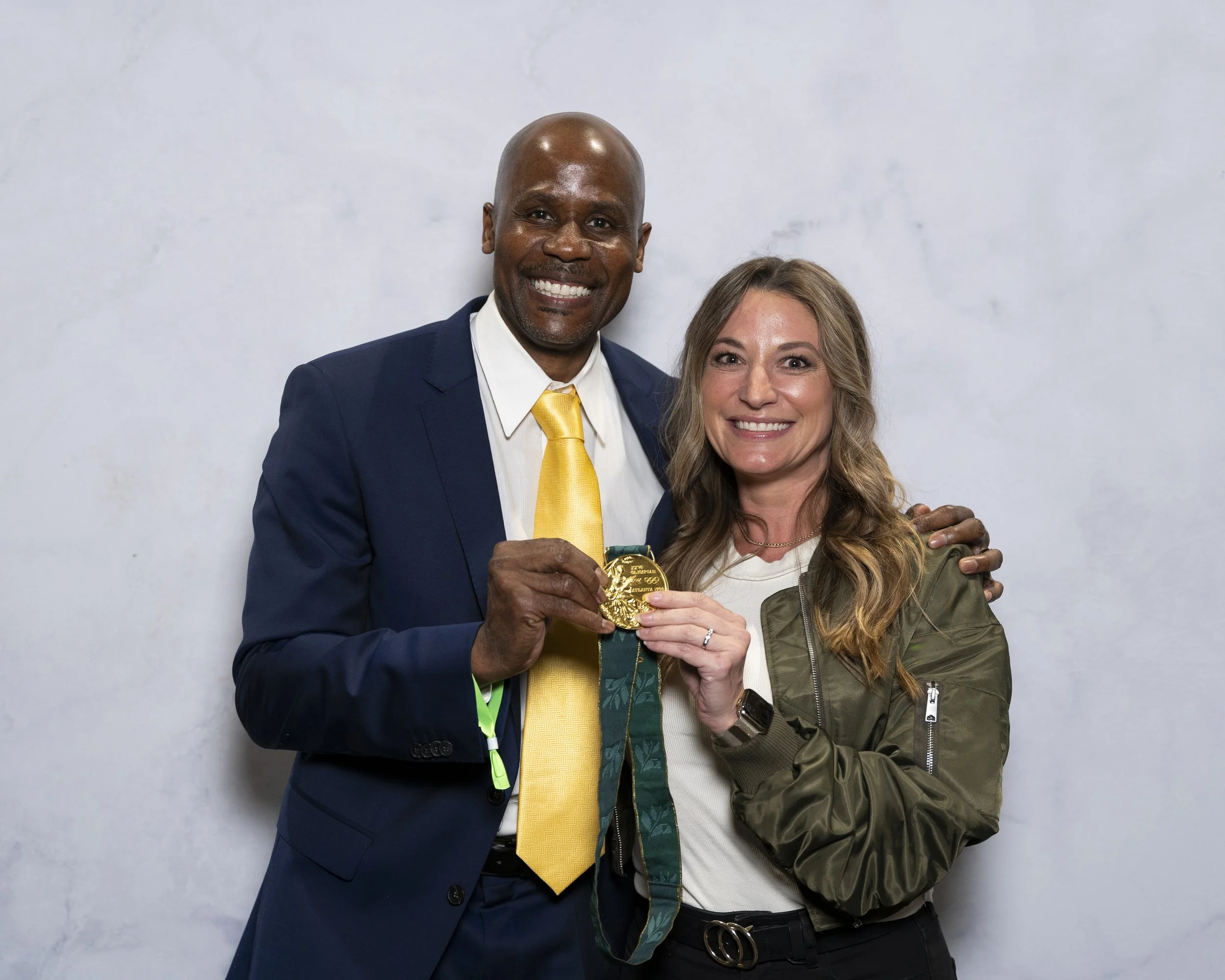 Pure Gold, and not just the medal.  Charles Austin, 1999 High Jump Gold Medalist