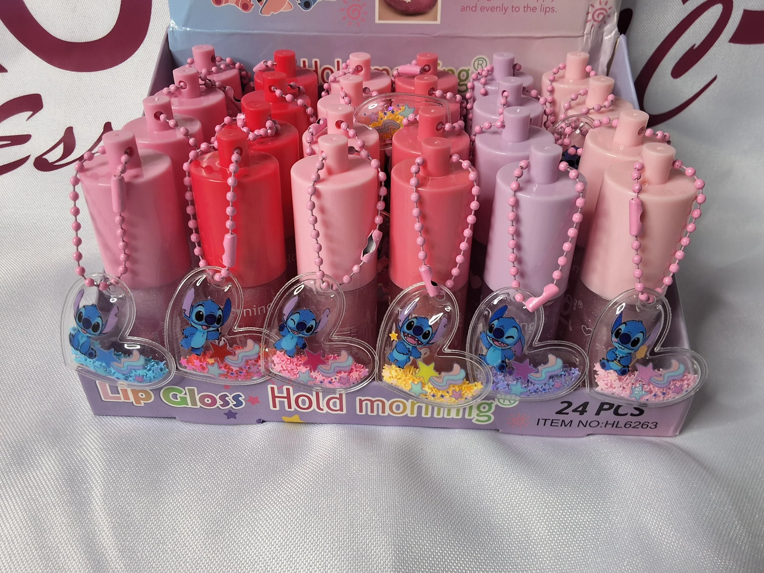 Lip Gloss with Heart Charm