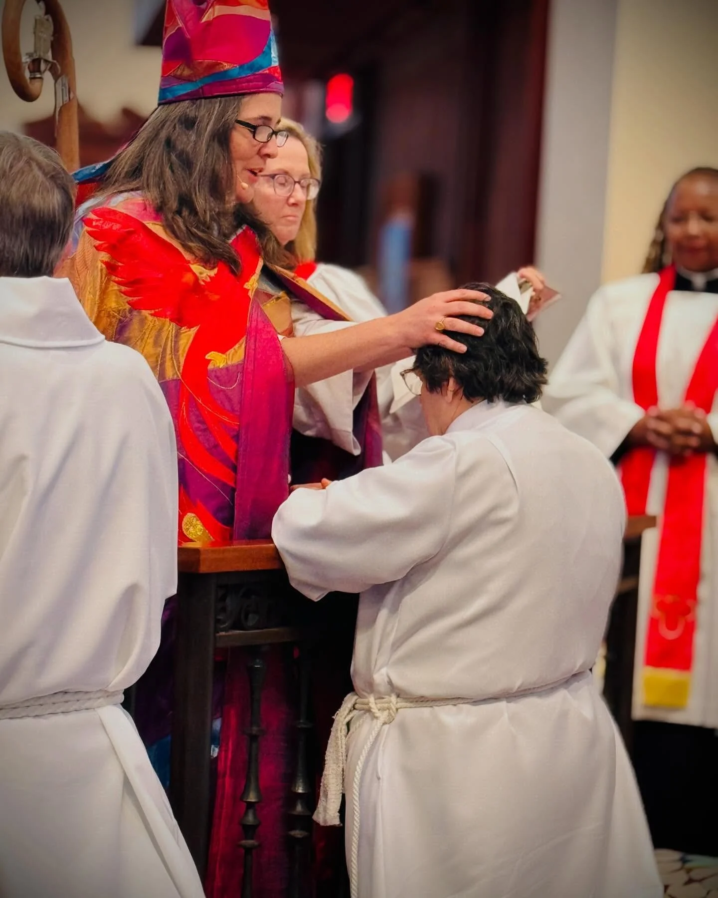 Diaconum habemus! Congratulations to the Rev. Mary K. Brooks, our new #deacon at St. John&rsquo;s! It&rsquo;s a great day in the Church! We also heard a lovely #homily preached by @azbishopjennifer ! #ordination #christian #episcopal #theepiscopalchu