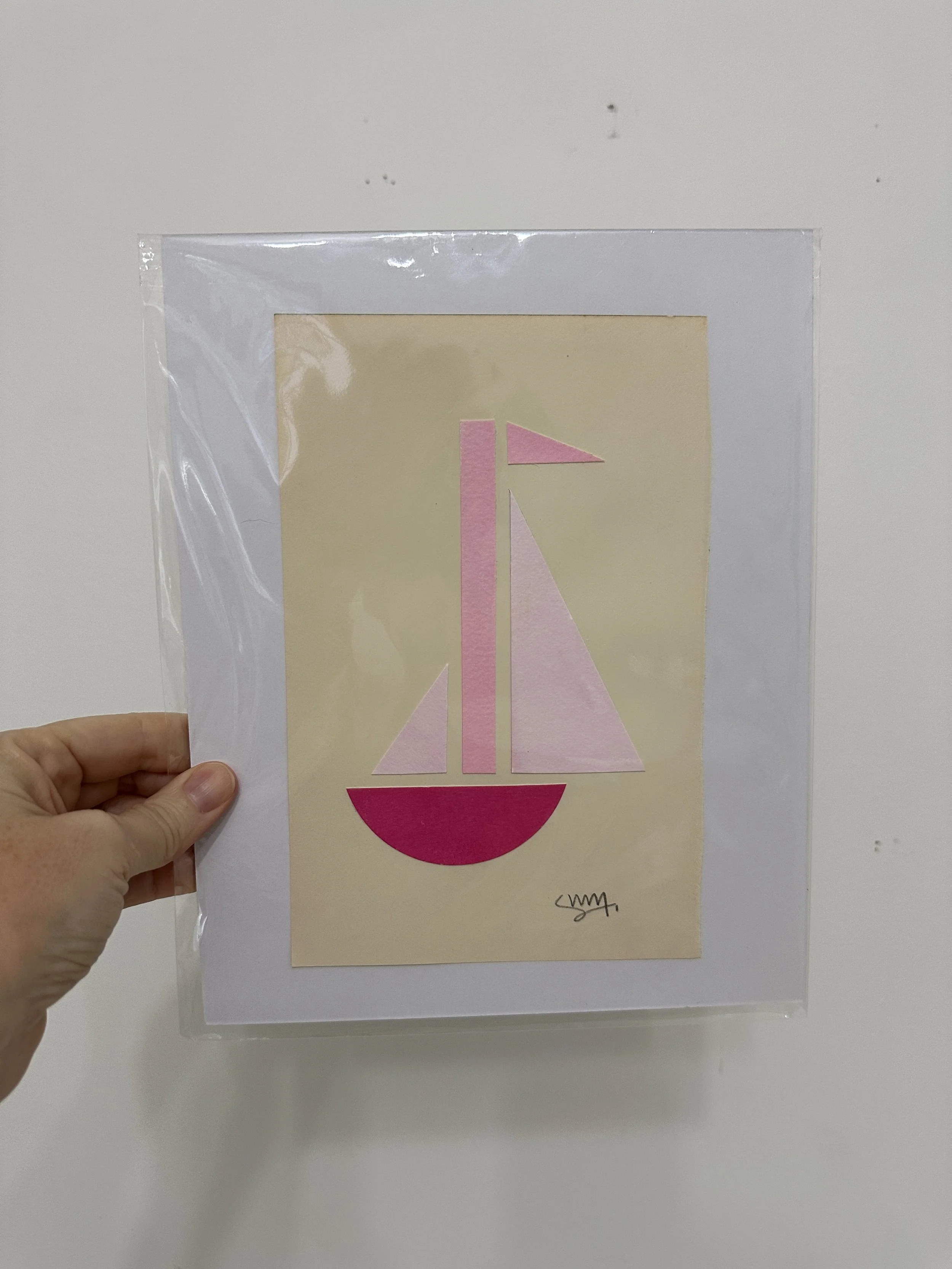 PINK SAILBOAT