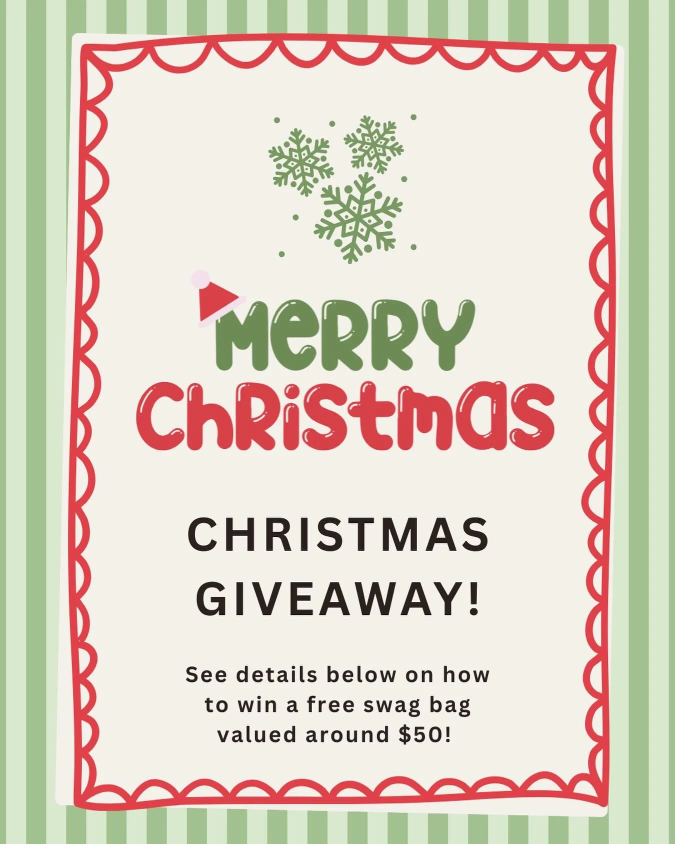 To celebrate this wonderful time of year, Wild Rose Farm is giving away a swag bag valued at over $50! A drawing will be held on Monday, the 22nd, and gifts will be sent out or delivered by Christmas! (Shipping rates and times may vary.) To enter, si