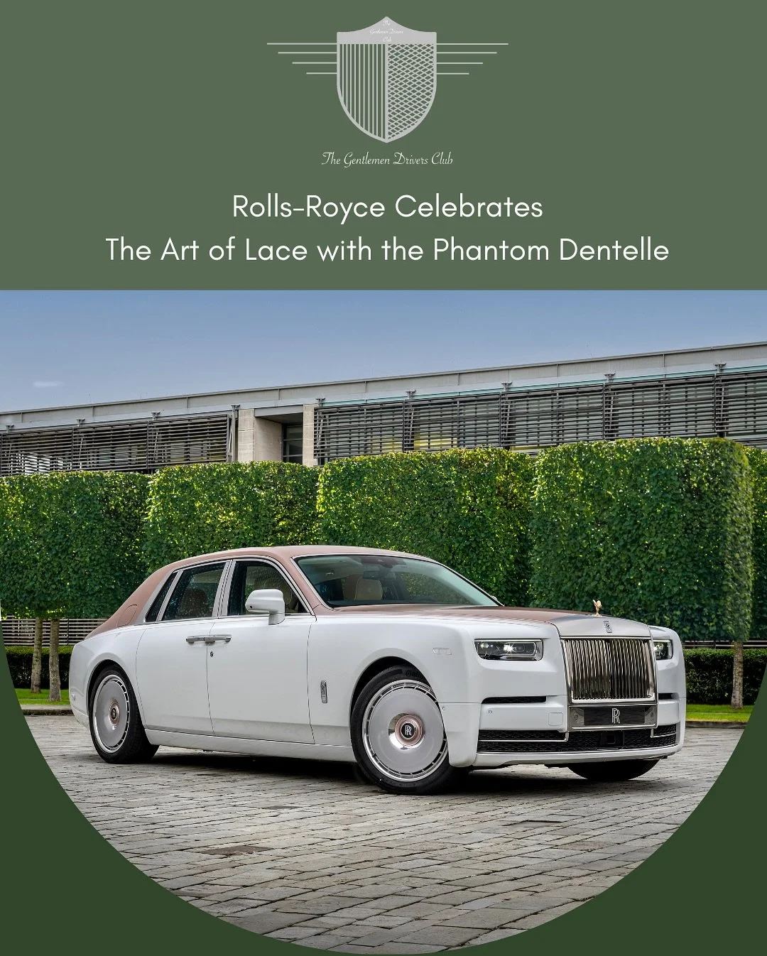 Rolls-Royce Motor Cars has revealed the Phantom Dentelle, a unique, one-of-one commission created for a Middle Eastern client as a heartfelt gift for their father. This extraordinary project was realized through the Rolls-Royce Private Office Dubai, 