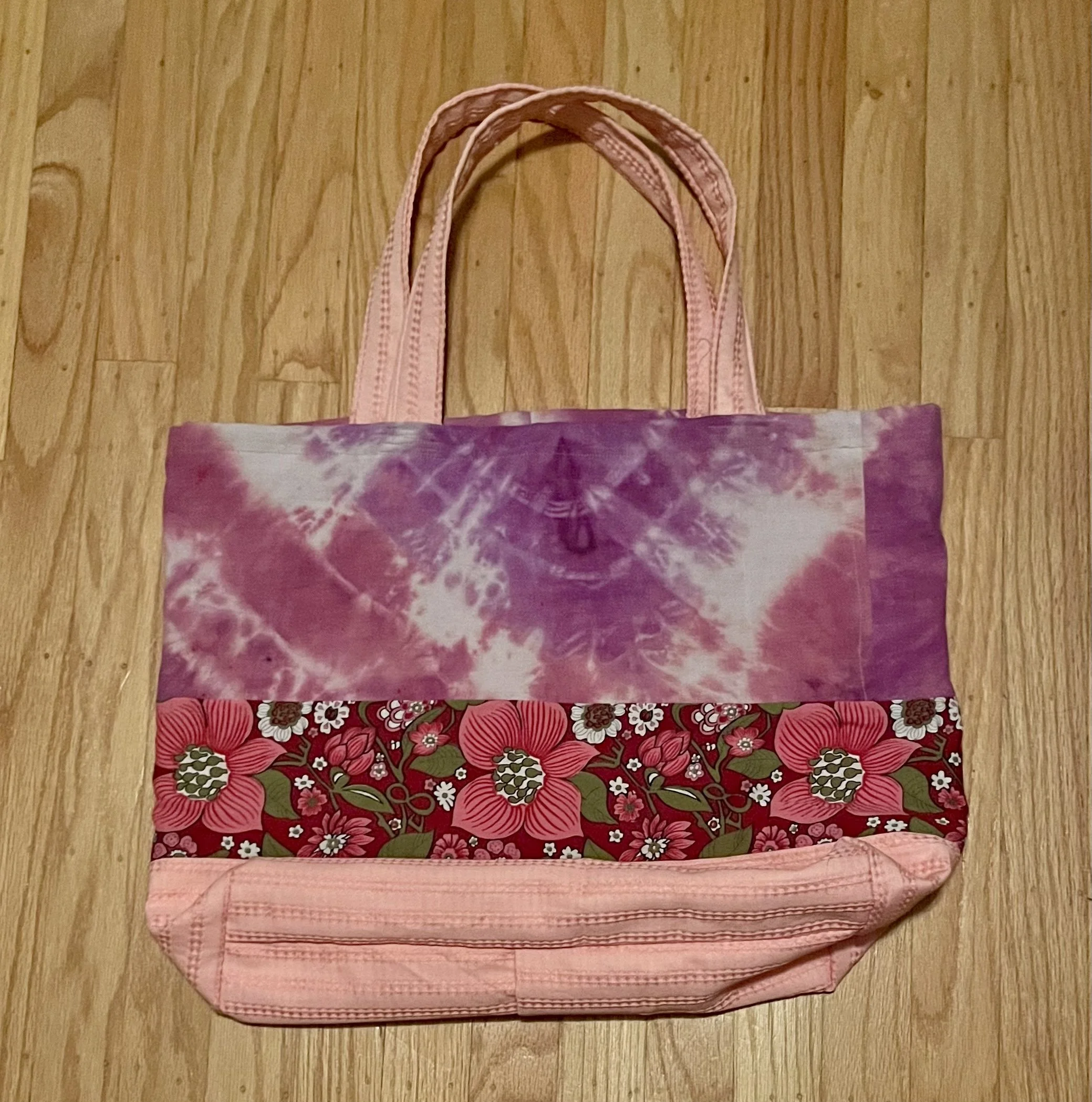 Pretty Pink Patchwork Tote Bag