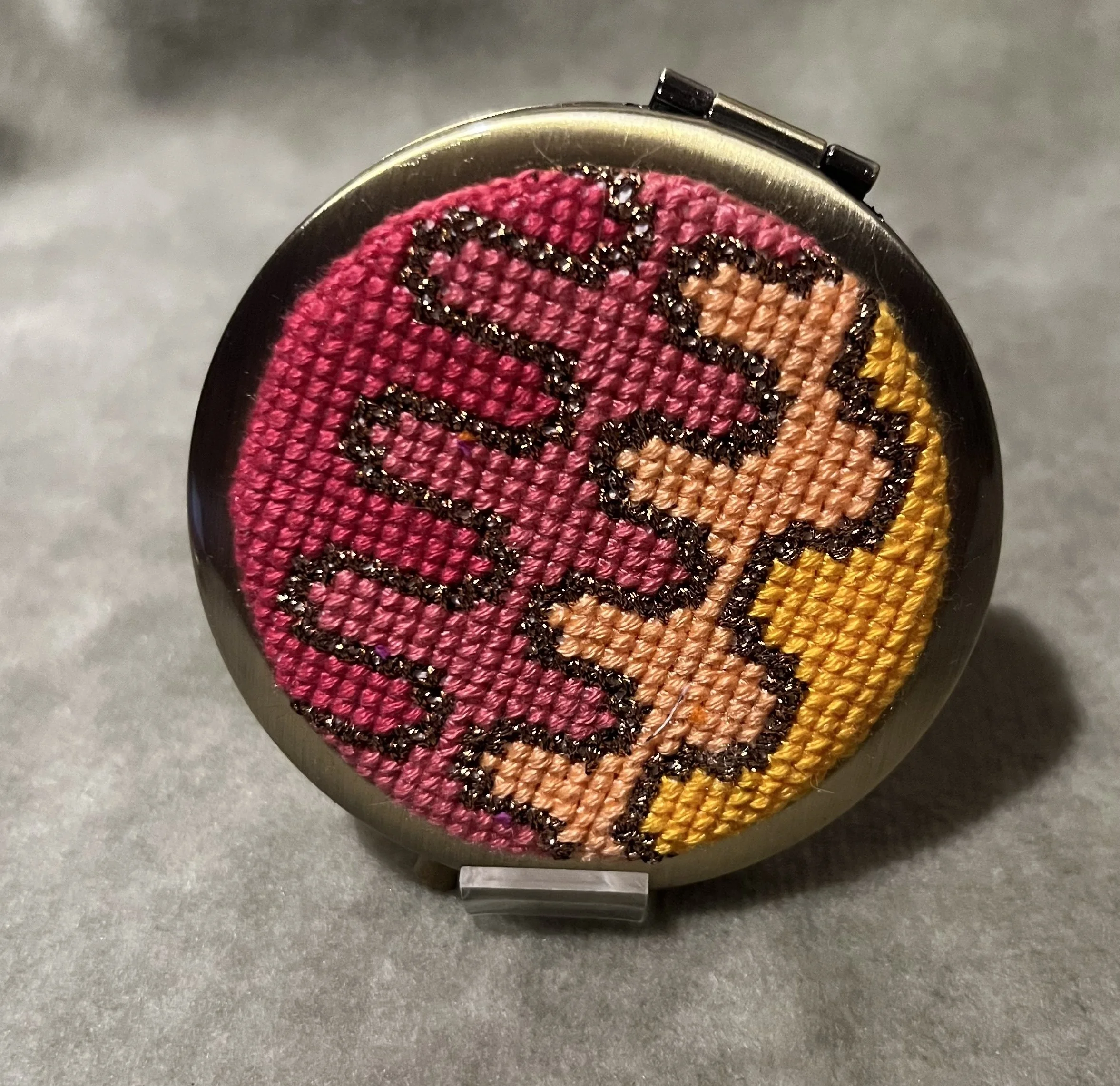 Coral Squiggle Mirror
