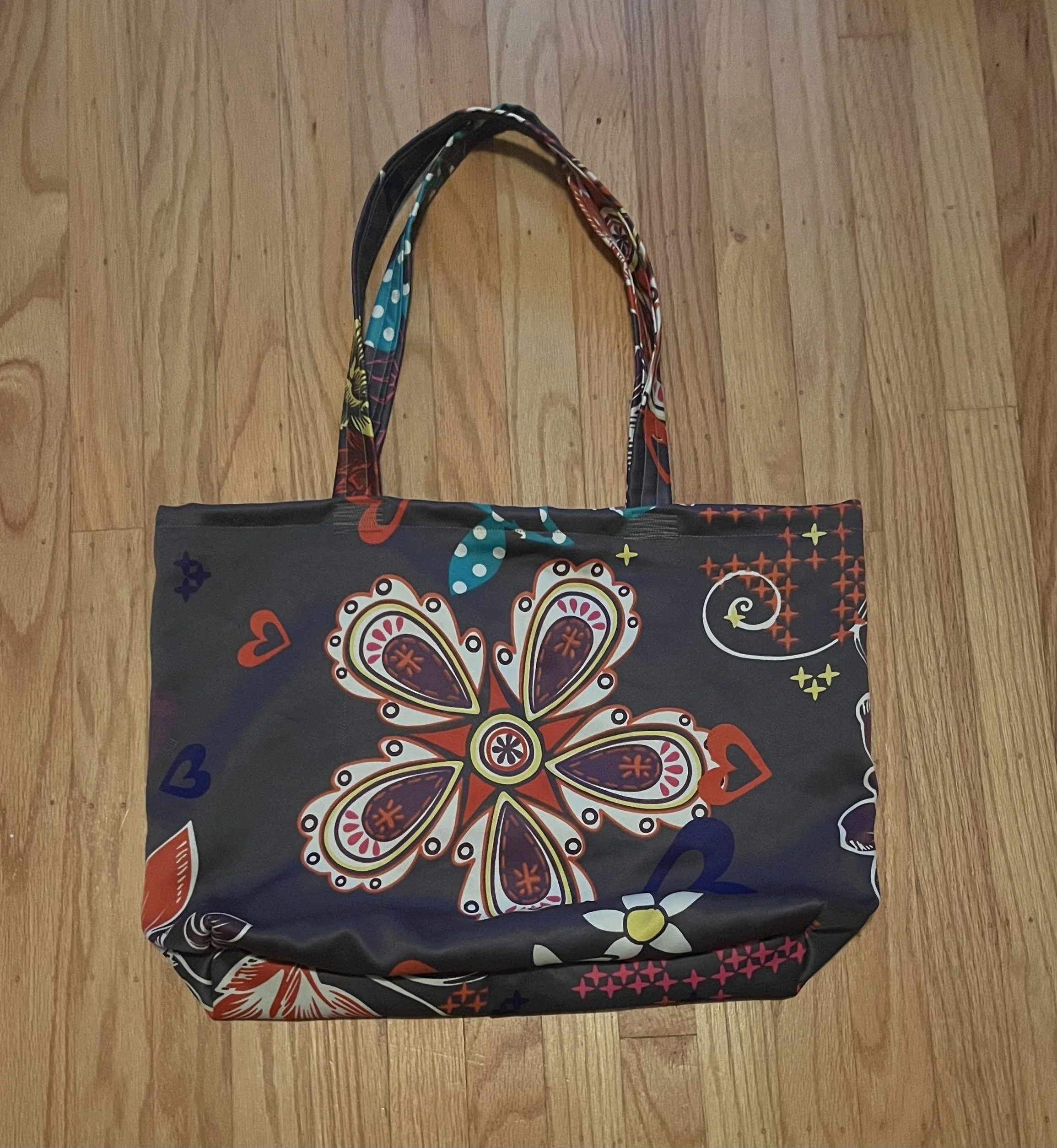 Floral Chaos Tote Bag