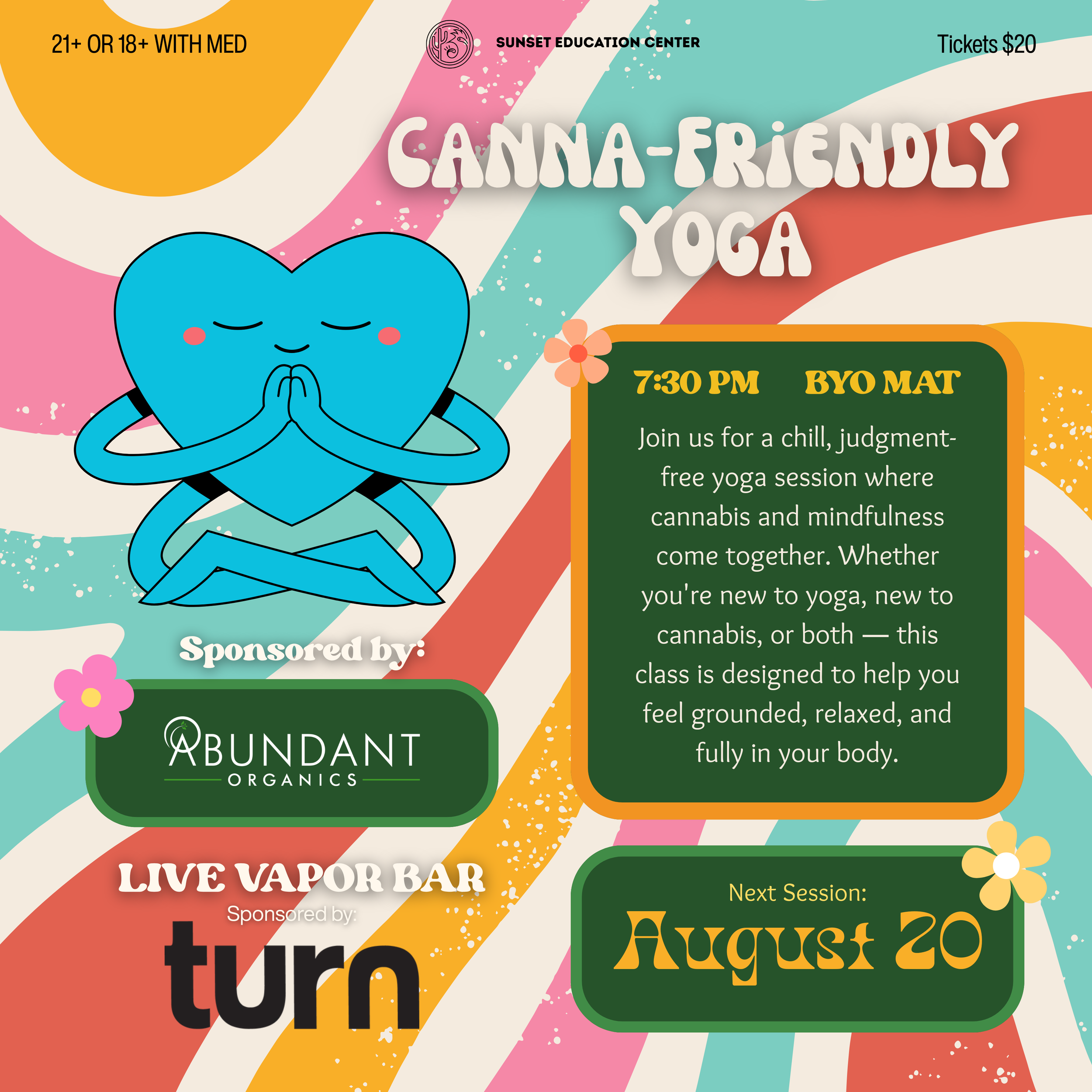 Canna-Friendly Flow Yoga