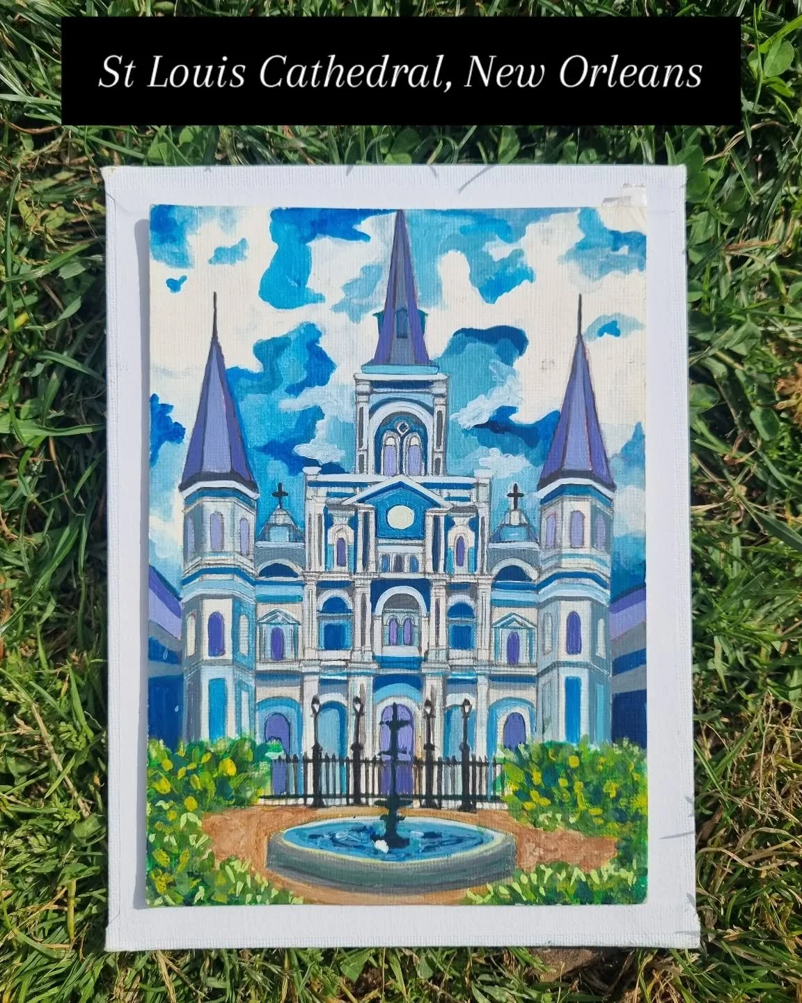 St Louis cathedral is located in Jackson Square, New Orleans. The cathedral was rebuilt in 1849 after it burnt down. Its style is a combination of Greek revival, Gothic, and Renaissance architecture. I was drawn to this subject because it has sparked