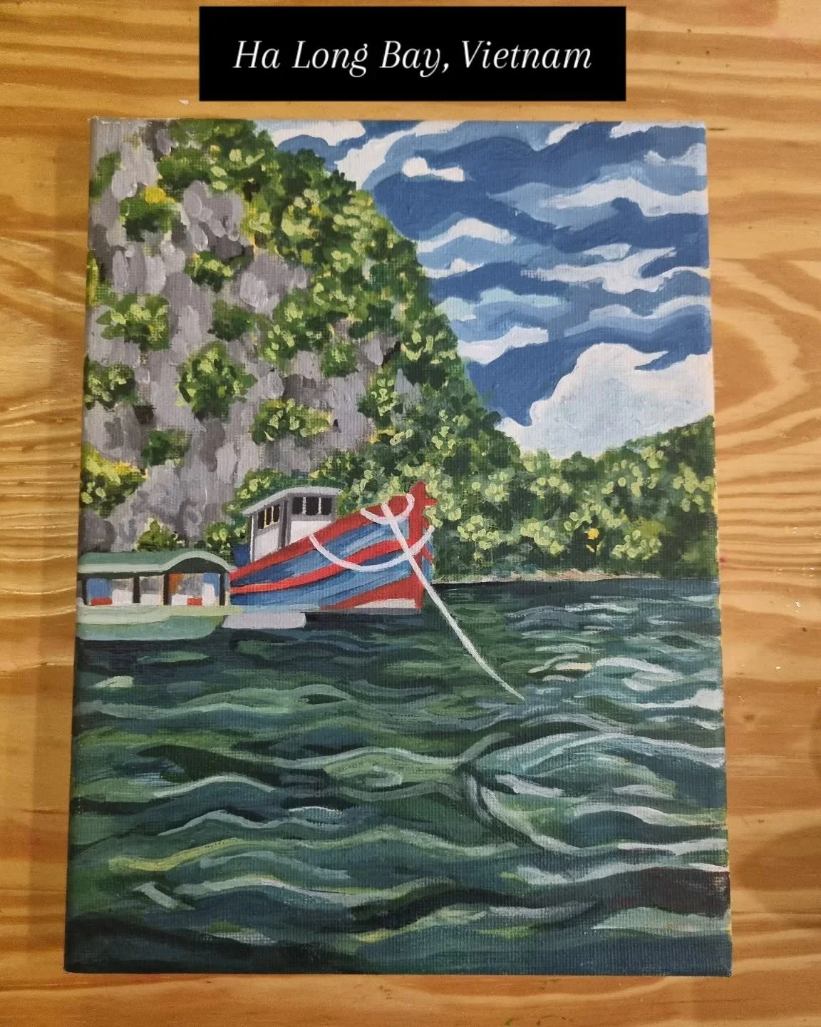 This image was taken from my trip to Ha Long Bay, located in northern Vietnam. It is home to around 1,600 residents who occupy the floating villages on the bay. They generate most of their income from cultivating and breeding marine life. Unfortunate