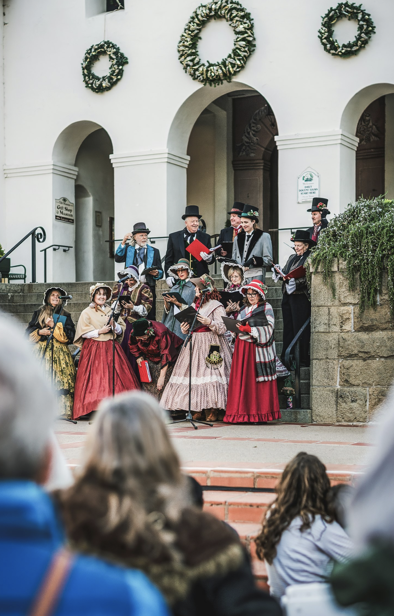 Carolers at Ste. Chapelle