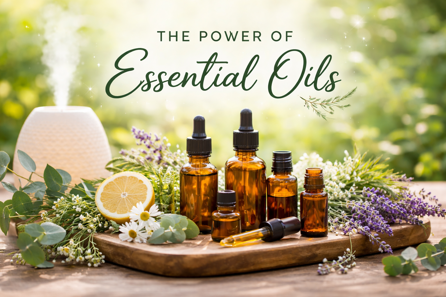 The Power of Essential Oils: Nature’s Aromatic Support for Mind, Body, and Space