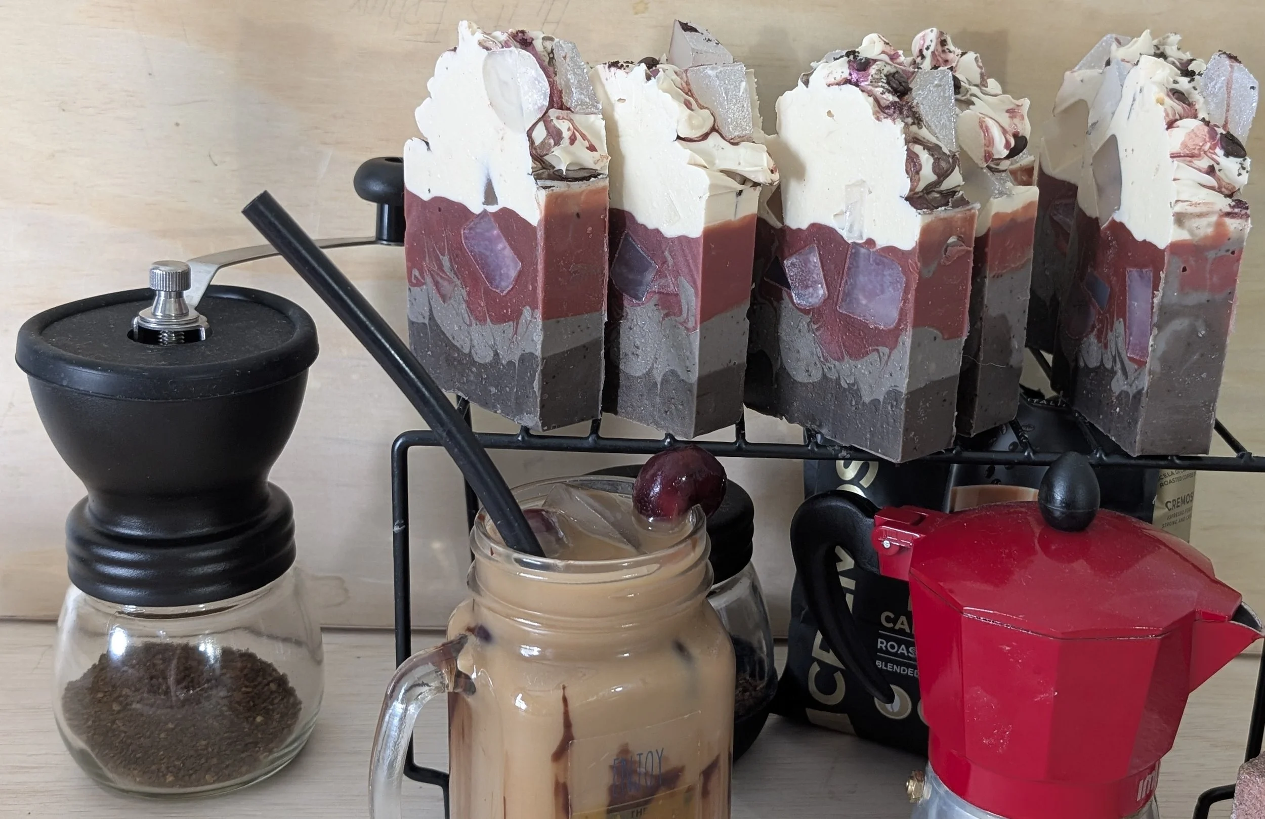 My soap making process