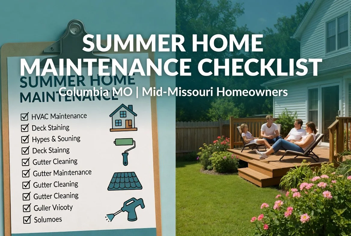 The Columbia, MO Summer Home Maintenance Checklist Every Mid-Missouri Homeowner Needs
