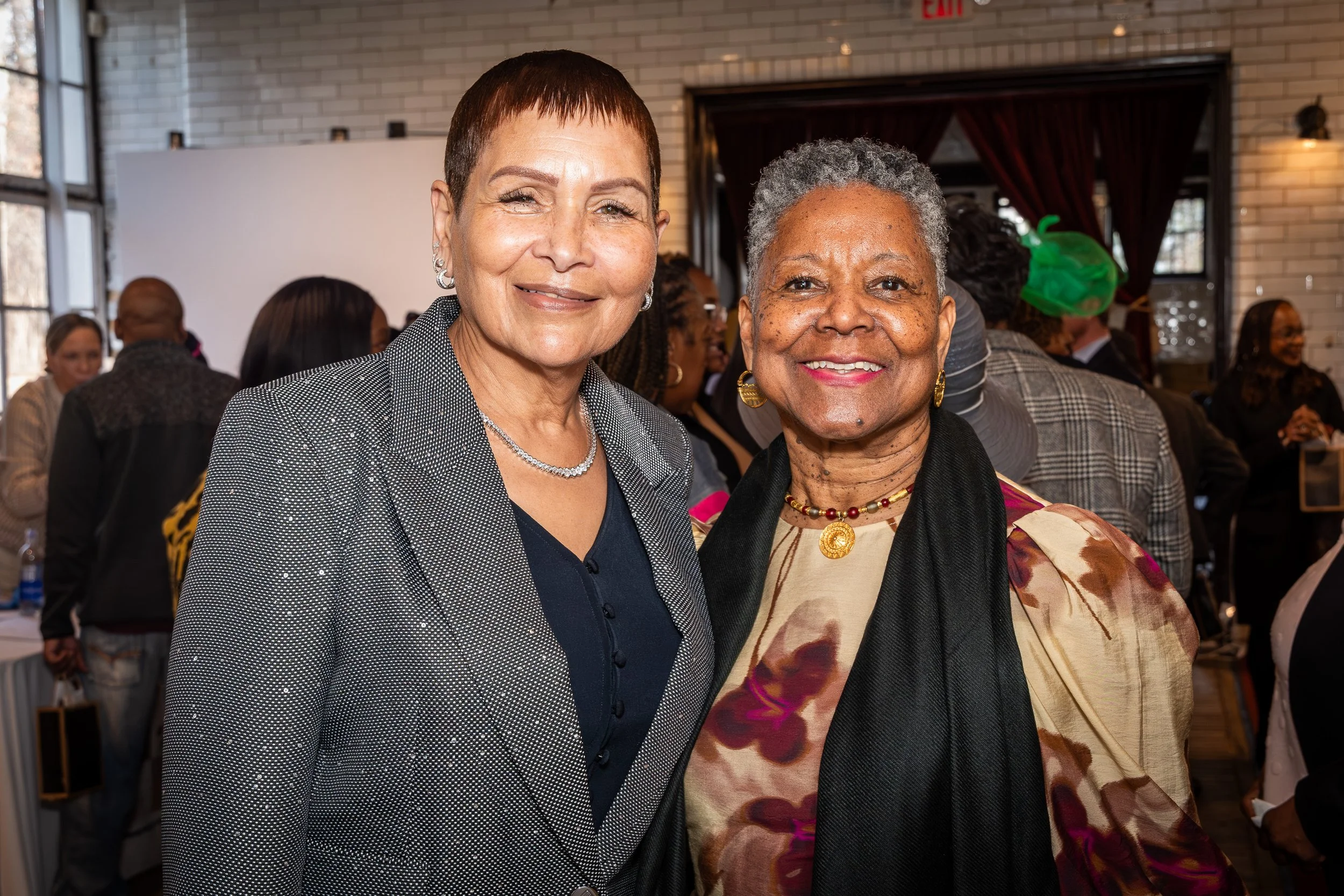 2025 Literary Celebration, Vice President Francine Shorts with Iris Williams