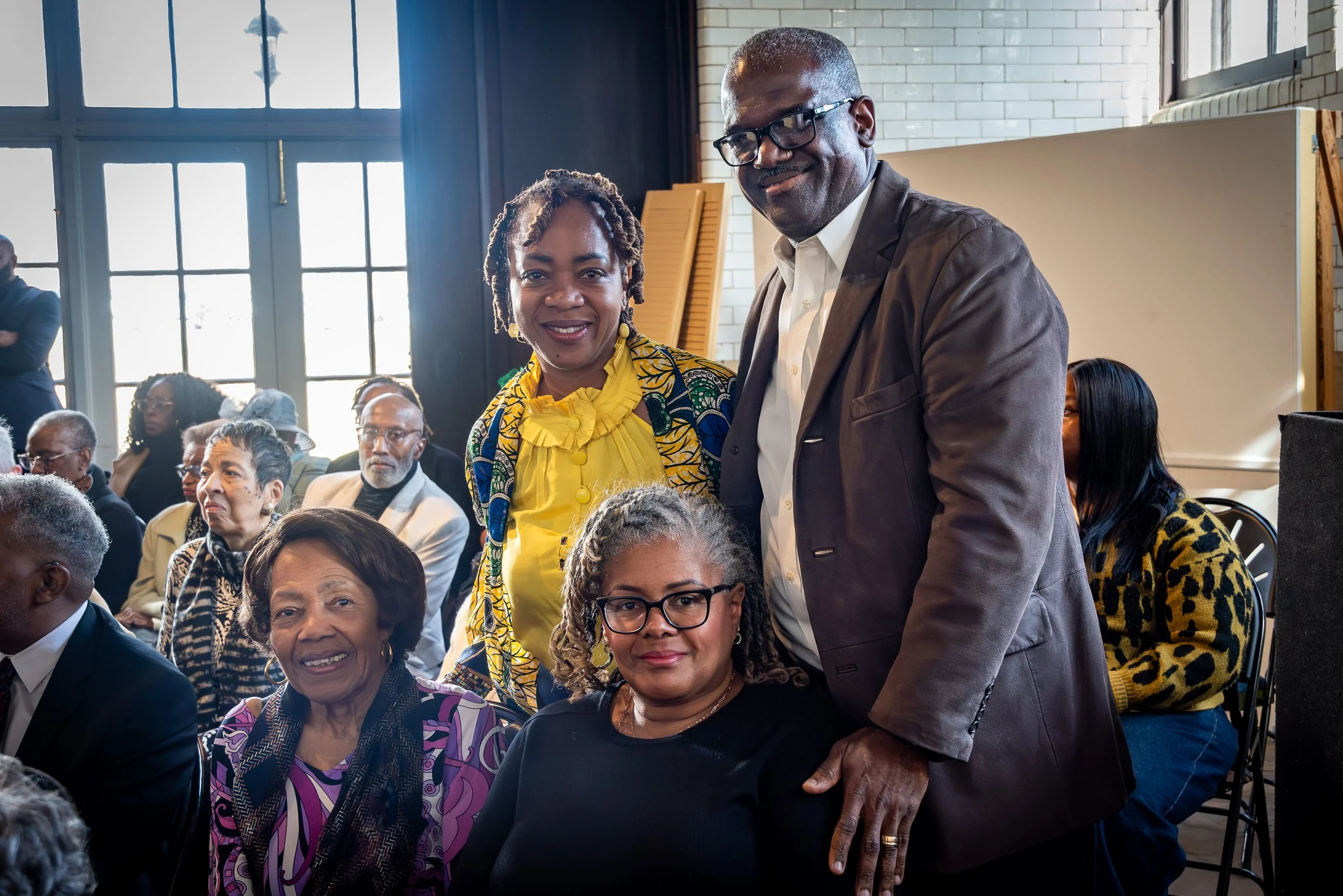 2025 Literary Celebration:  County Executive Ken Jenkins, wife Jean and guests:  Hon. Alfreda Williams and Hon. Jewel Williams