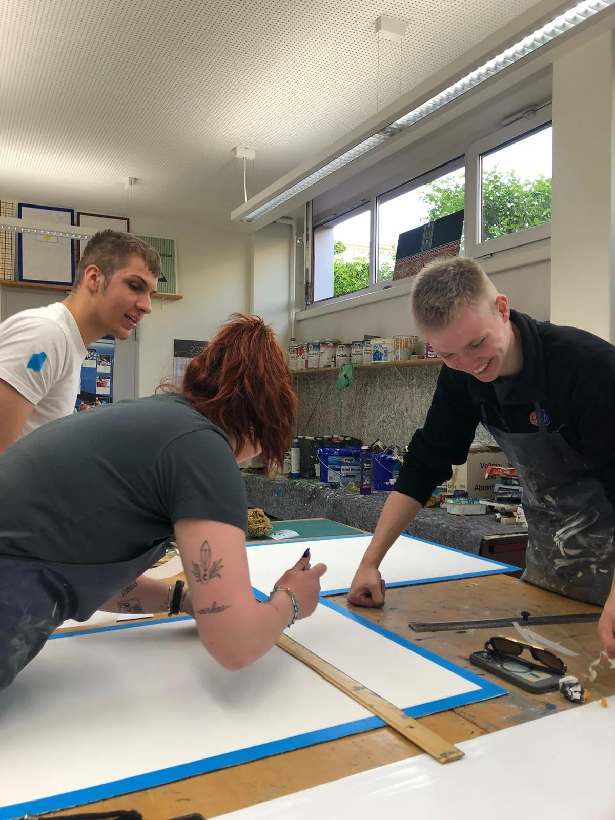 تمازج الألوان مع التاريخ لصنع الجديد: ورشة دهن في دريسدن