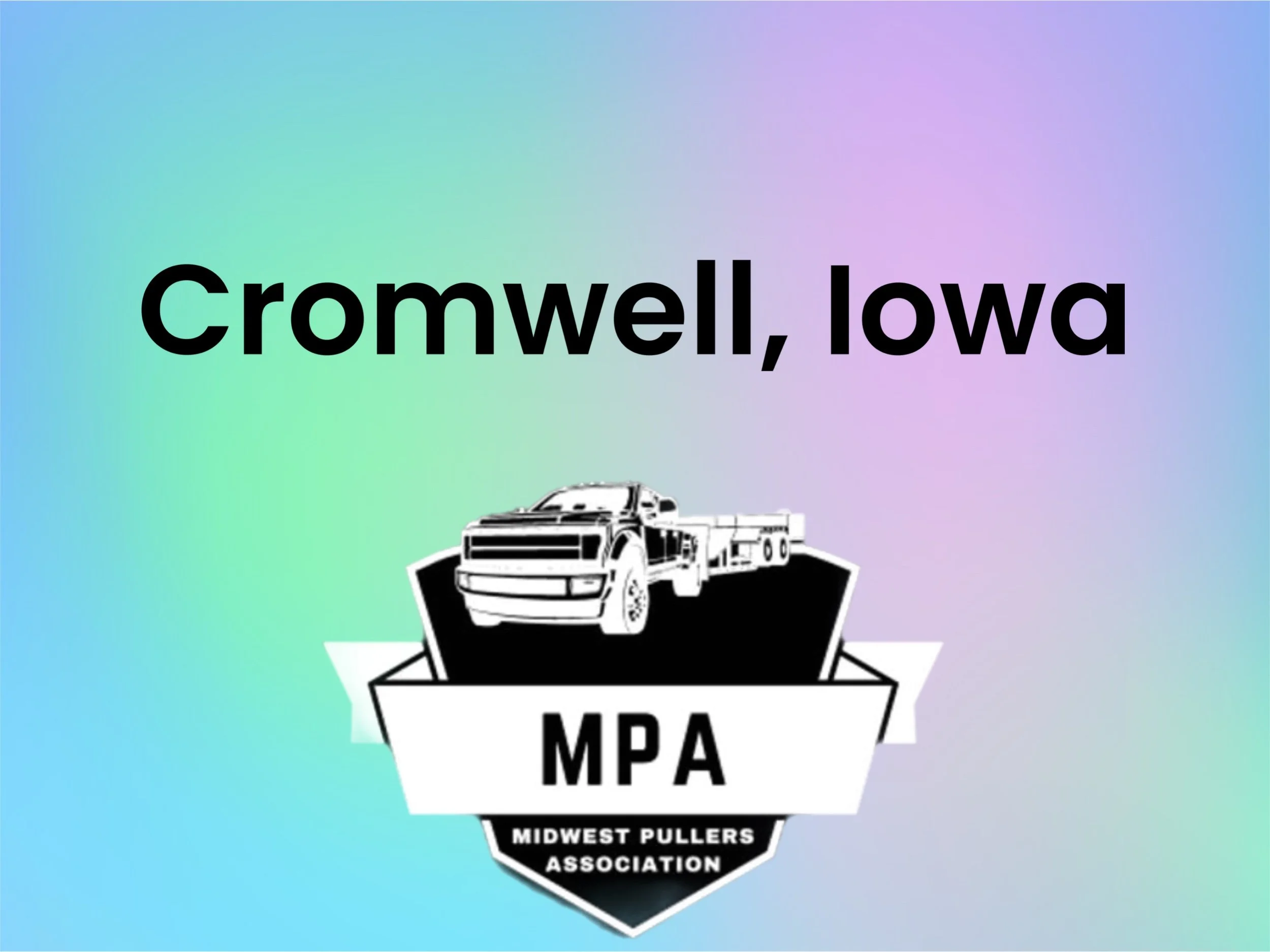 Cromwell,Iowa-Sunday, September 13th @2:00PM