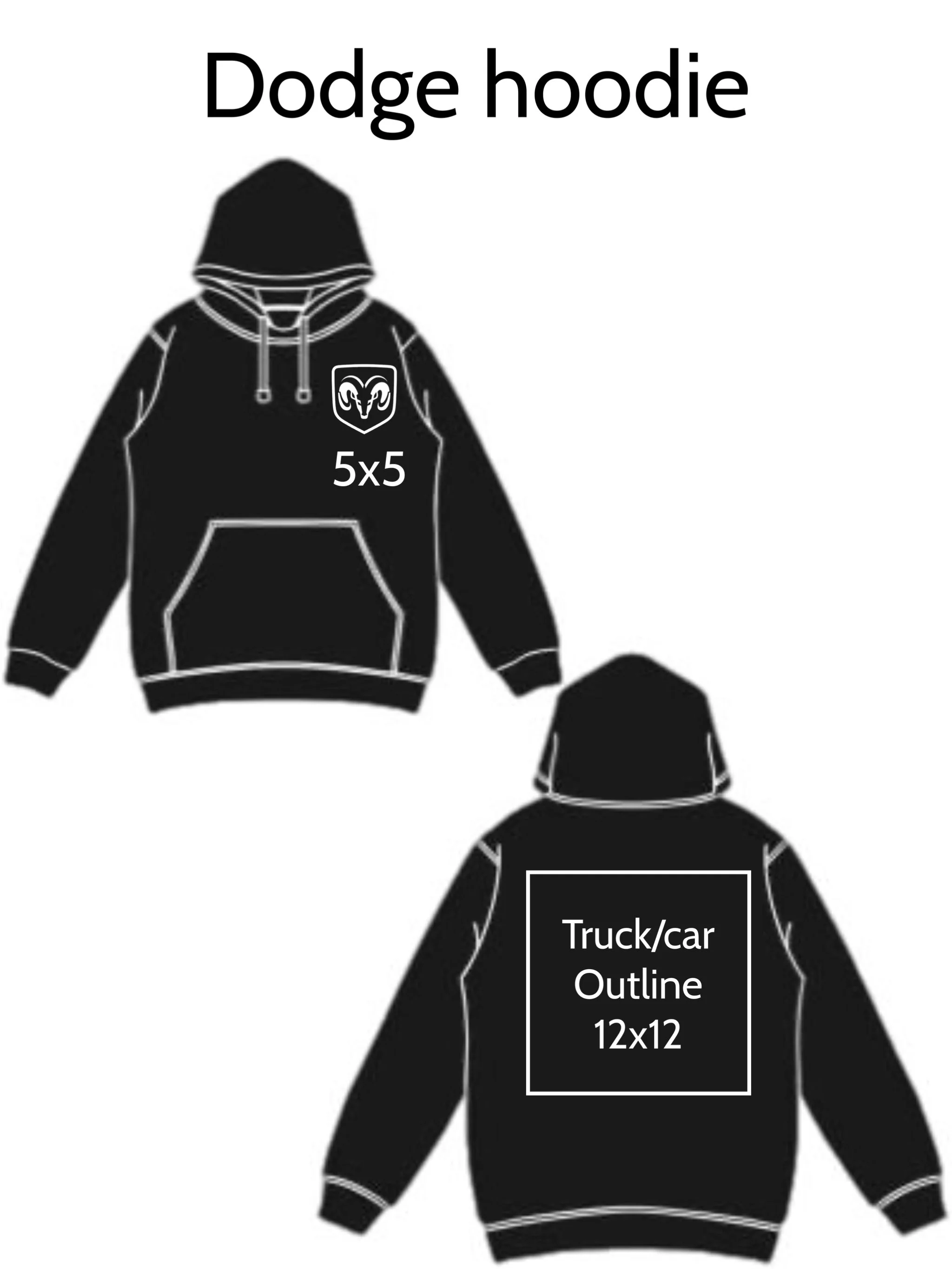 Custom Dodge Hoodie