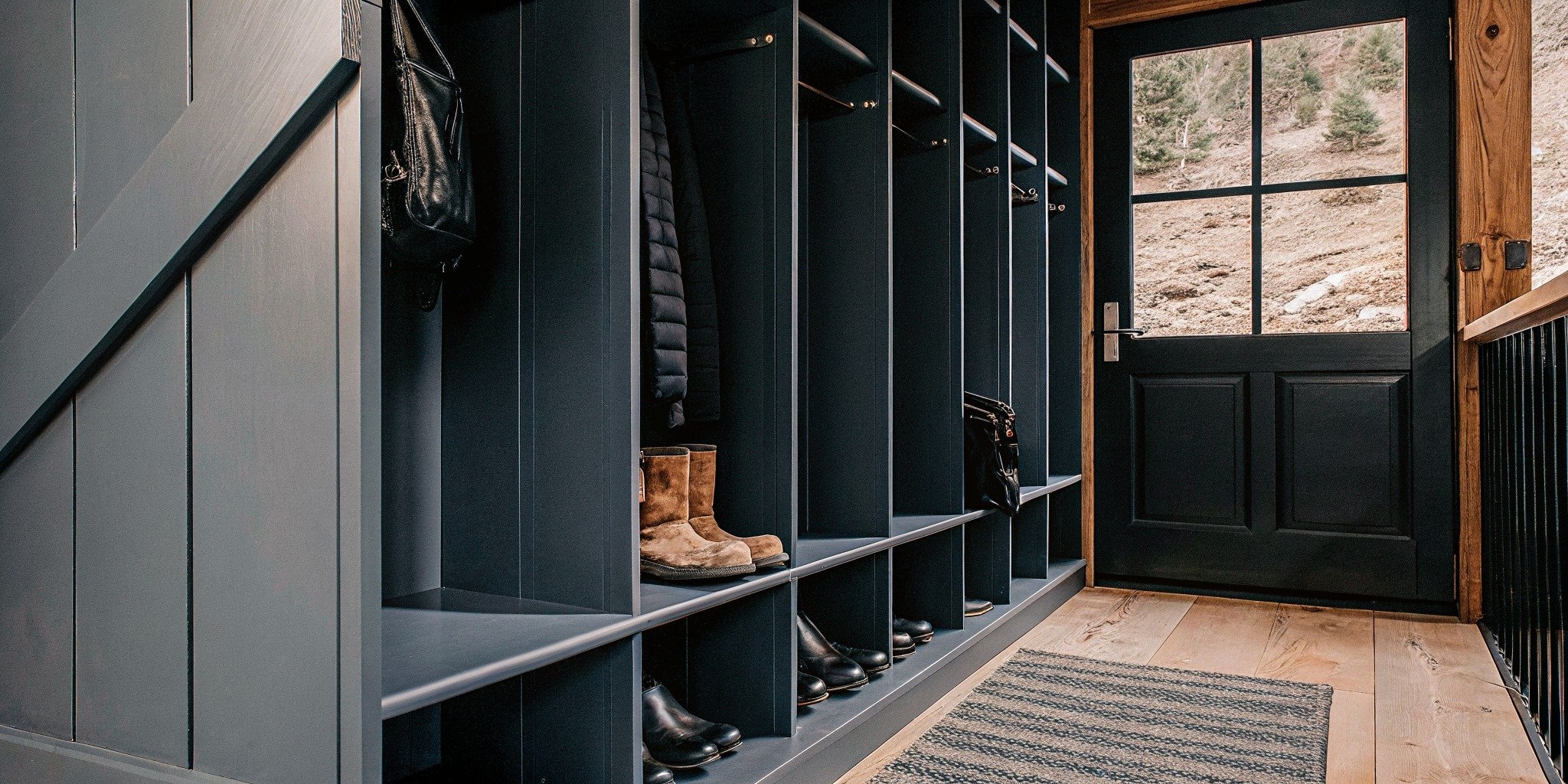 Ski Gear Storage Ideas: Custom Telluride Mudroom Designs