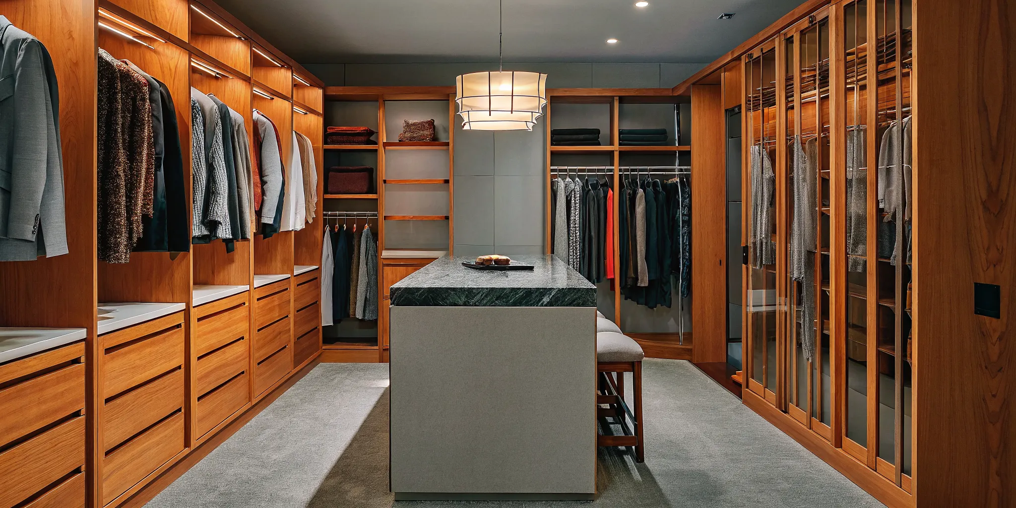 Walk-In Closet Wardrobe Planning for Telluride Luxury Second Homes