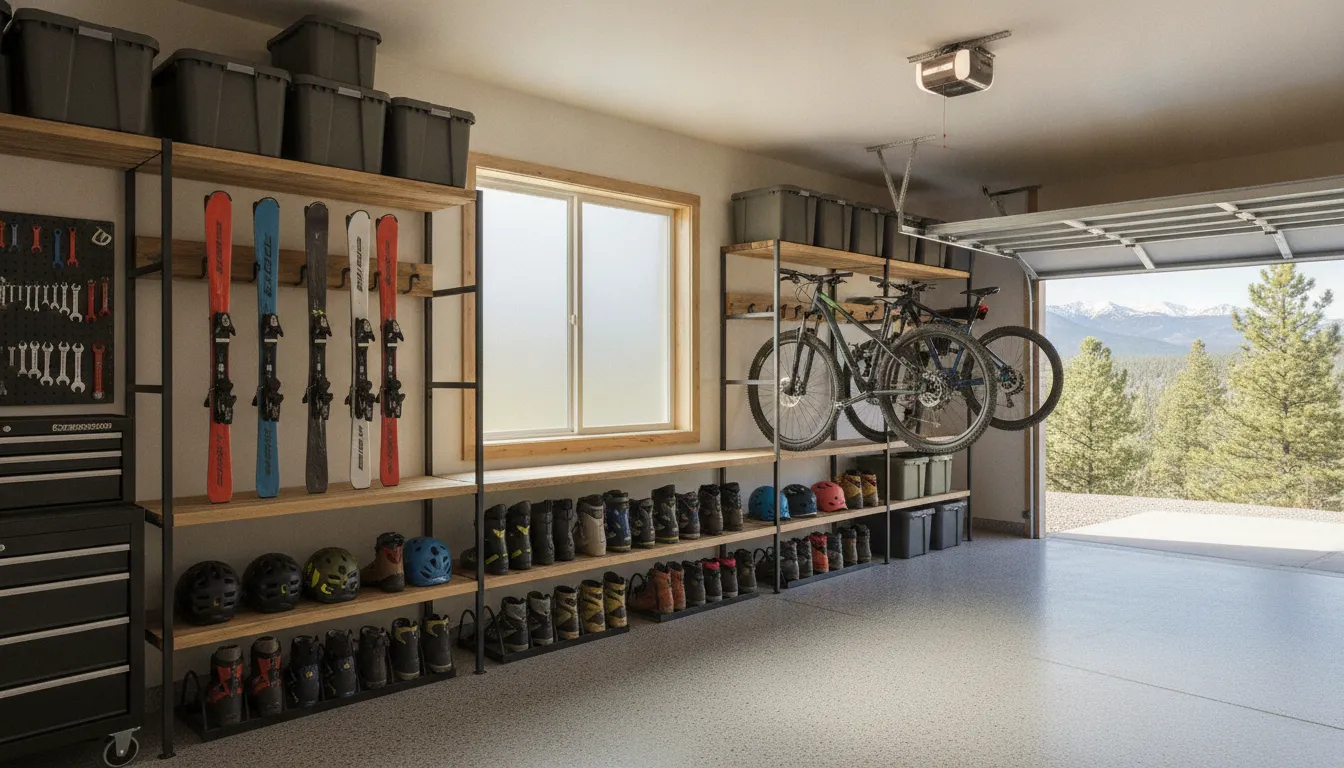 Garage Storage Racks for Heavy Gear, Tools, and Tires