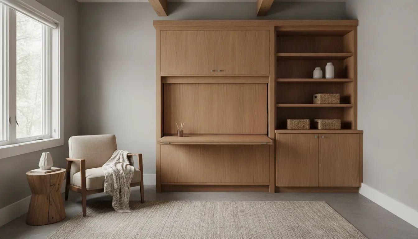 Murphy Desk Ideas for Compact Mountain Homes