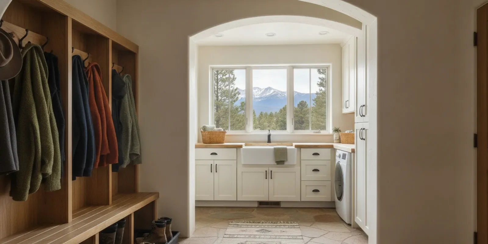 Mudroom Designs Laundry Room: Connect Gear and Laundry