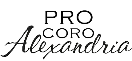 Pro Coro Alexandria Logo
