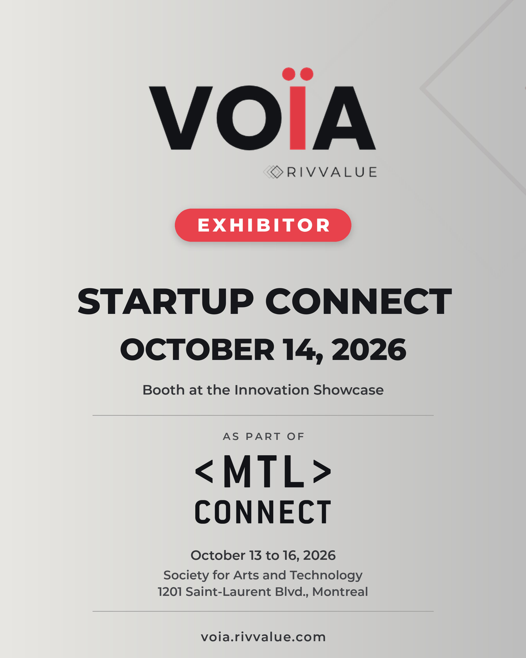 VOÏA EXPOSE À MTL CONNECTE 2026