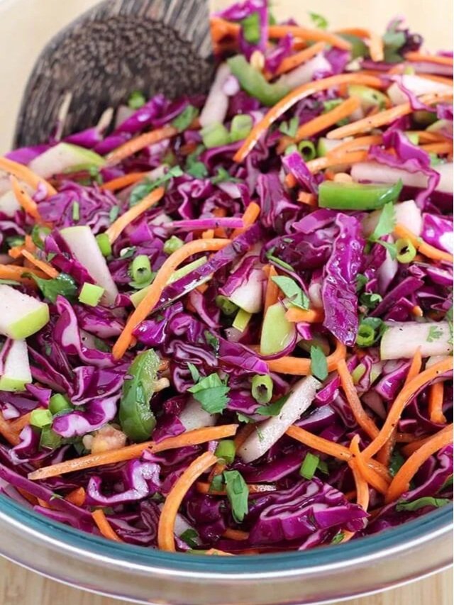 The bright carrot–apple–cabbage salad that refreshes &amp; restores