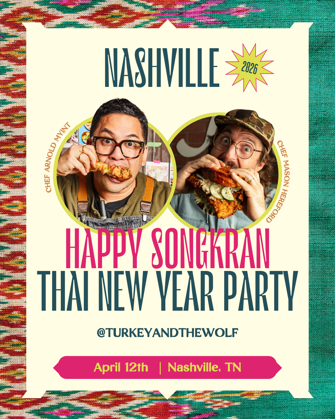Happy Songkran Thai New Year Party
