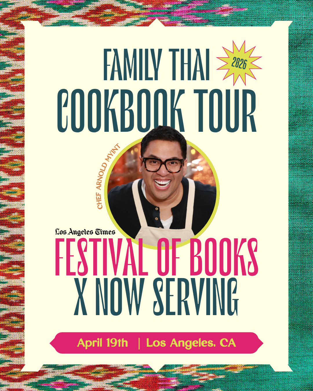 LA Times Festival of Books x Now Serving