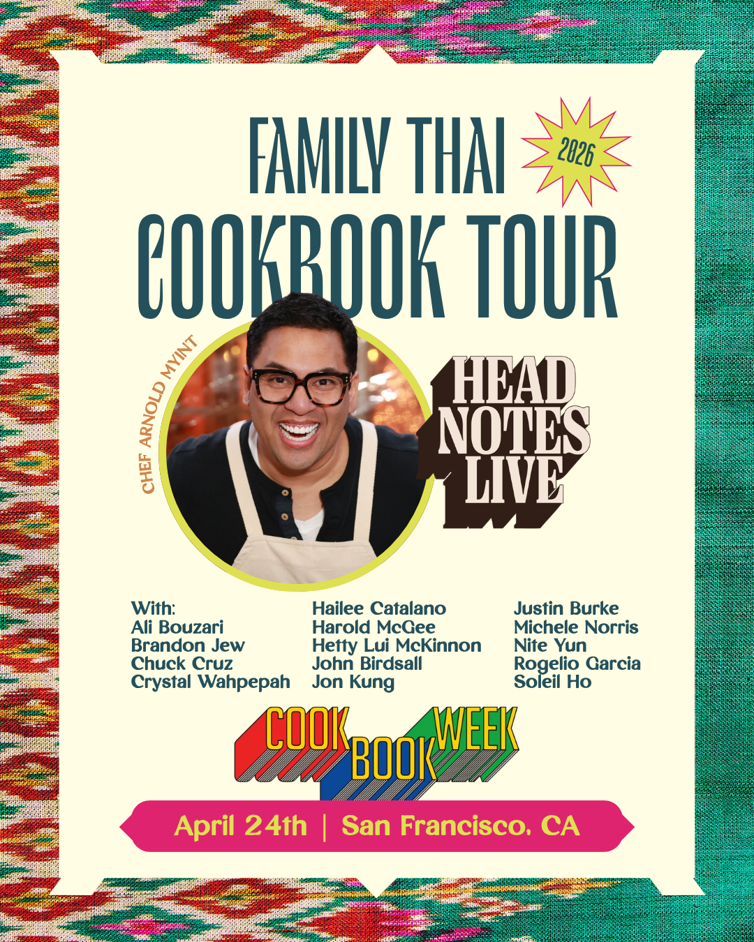 Cookbook Week: Head Notes Live