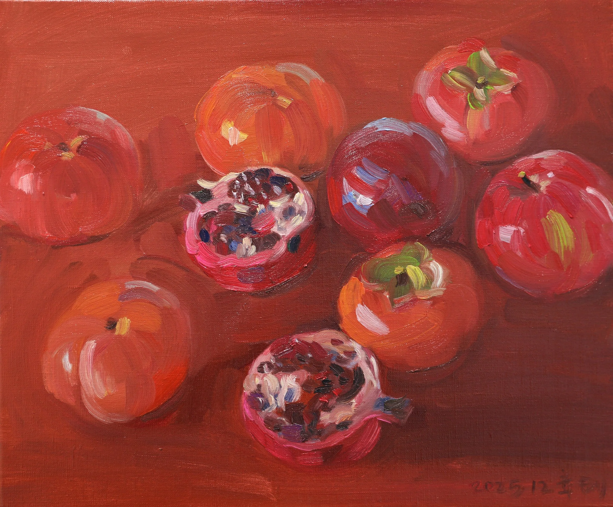 ザクロ、リンゴ、柿（価格はお問い合わせください）