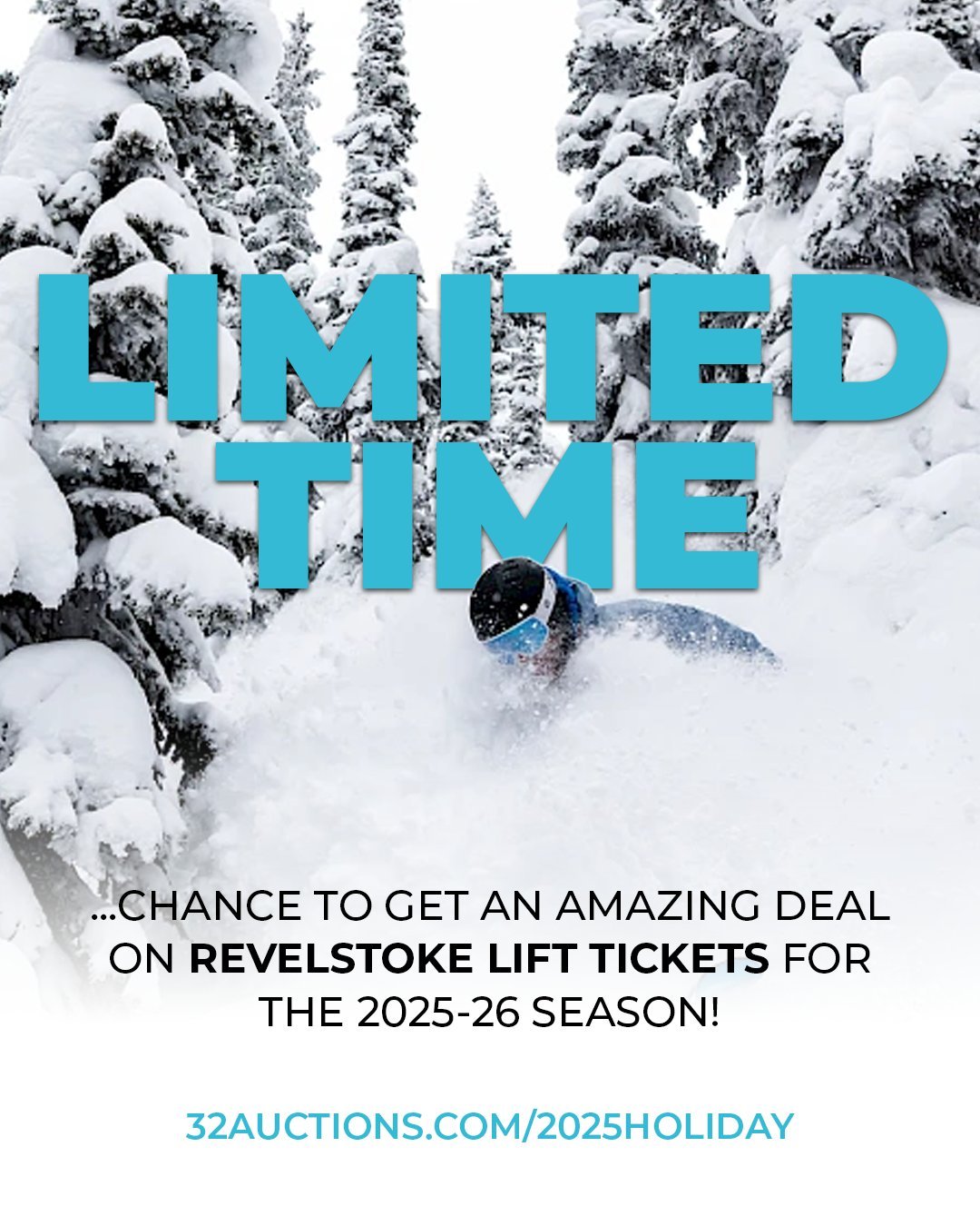 Our Ski Pass Silent Auction closes this Friday at 11AM - don&rsquo;t miss your chance to hit the slopes this holiday season! ❄️⛷️

These passes are valid even on Christmas Day and New Year&rsquo;s Eve, so you can enjoy the mountains whenever you want