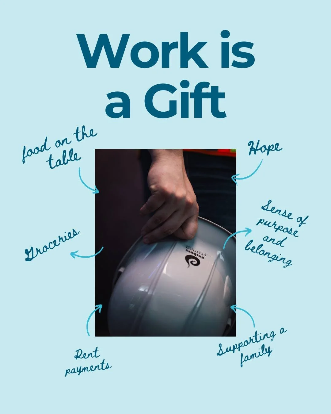This holiday season, give something that truly changes lives. ❤️

The Gift of Work helps people rebuild stability, confidence, and hope: one person, one job, one day at a time.

Work is powerful.
Work is transformational.
Work is a gift.

Join us in 