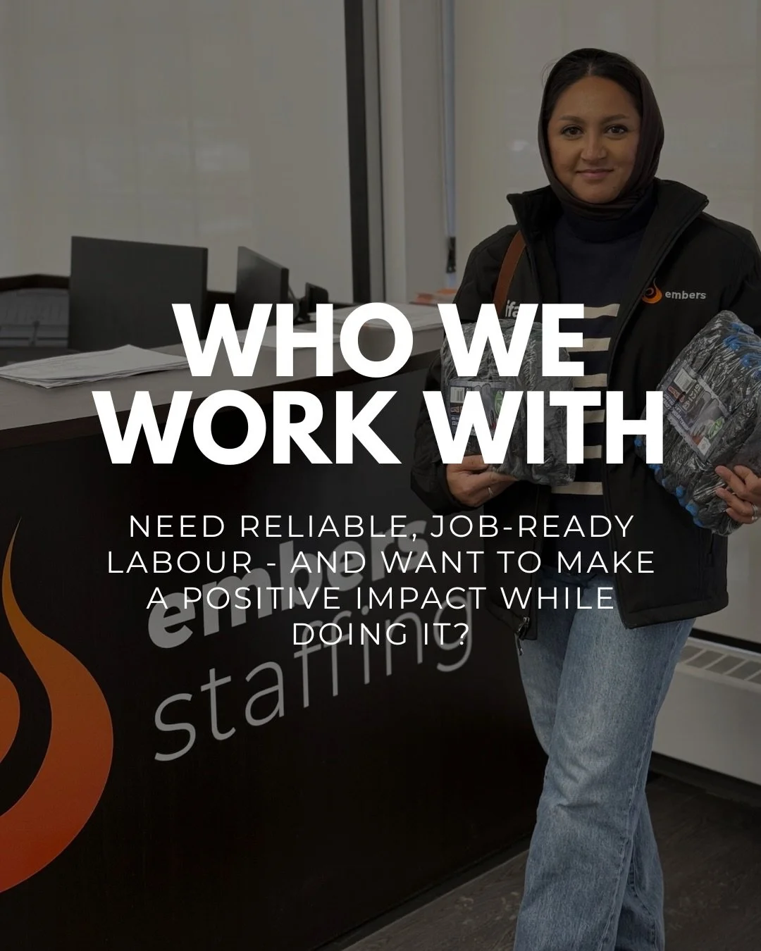 We partner with employers across a range of industries who need dependable, job-ready labour and value community impact.

Our staffing support includes:
🔨 Construction &amp; trades
📦 Warehouse &amp; logistics
🧹 Cleaning &amp; maintenance
🧰 Proper