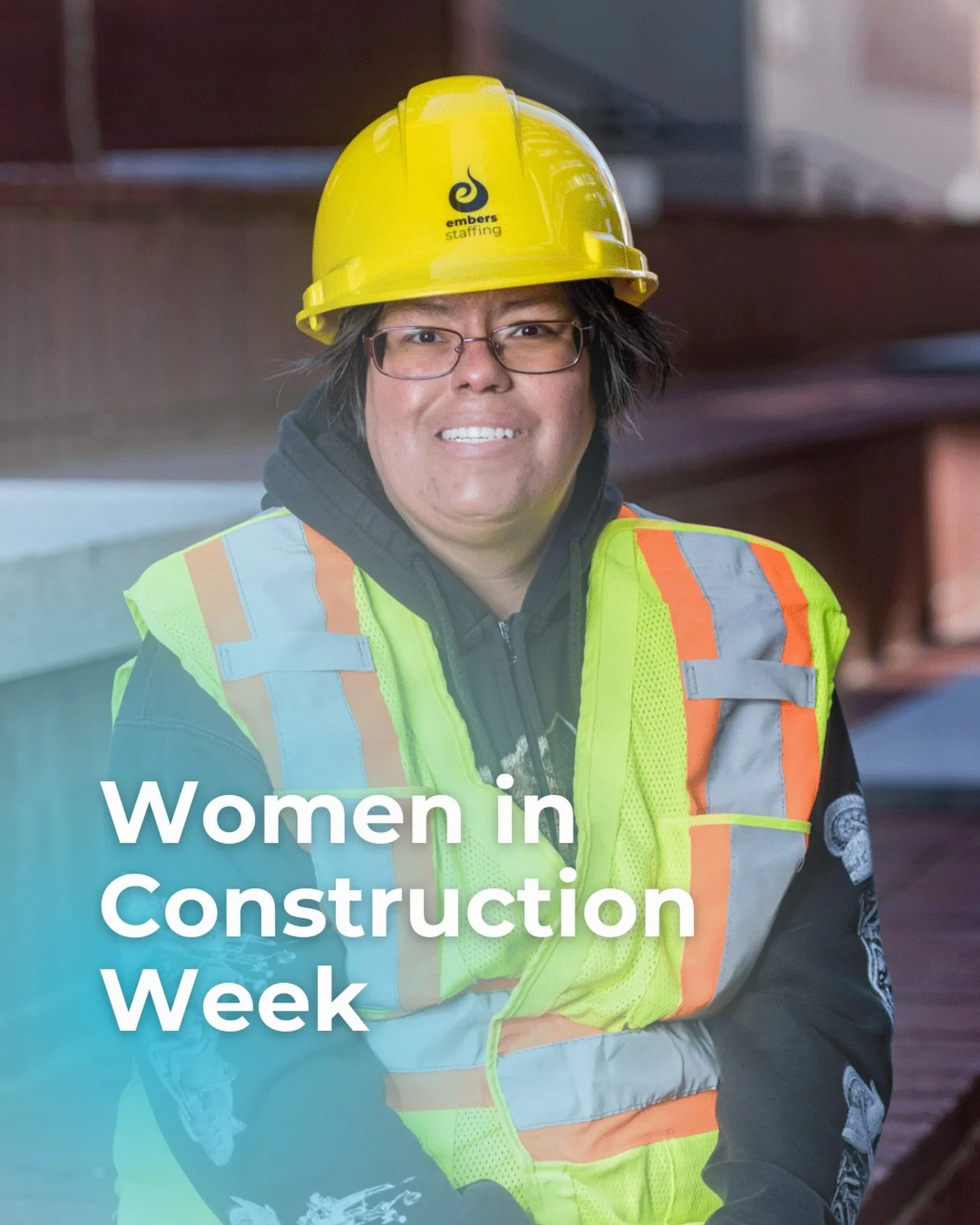 Today&rsquo;s #WomenInConstruction Week feature is Lavinnia. She has worked as a cleaner and labourer, and first learned about EMBERS while staying at a shelter that encouraged her to explore employment opportunities. Since then, having steady work a