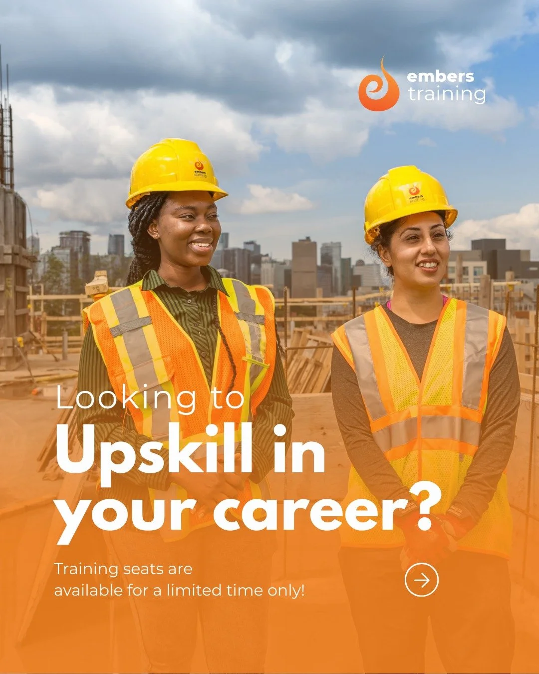 Looking to upskill in construction? 👷&zwj;♂️

EMBERS Training is offering an 11-week construction upskilling program for individuals with general labour experience in construction who want to gain certifications, hands-on training, and connections t