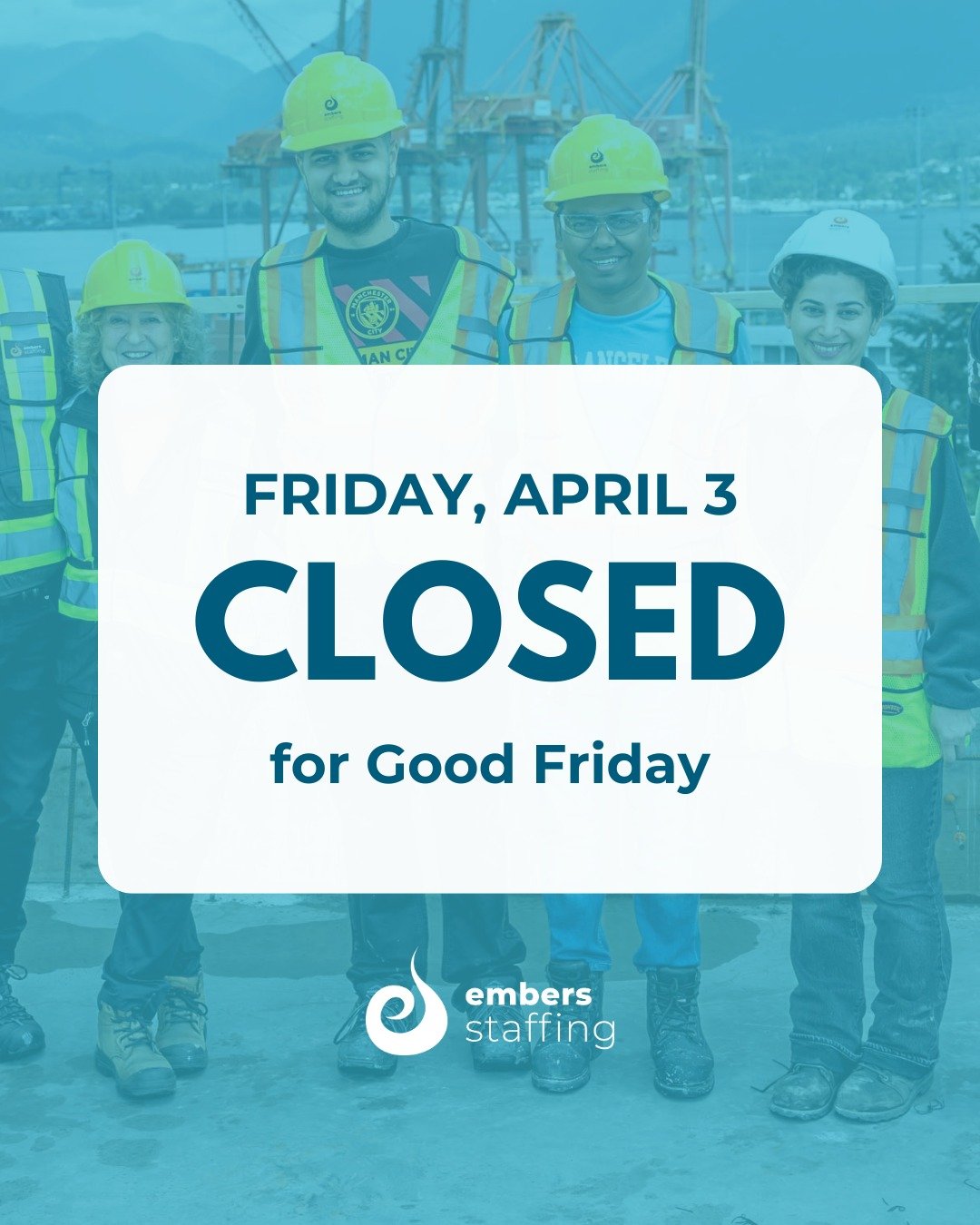 Please note that our offices will be closed tomorrow (Friday, April 3rd) for Good Friday. We'll be back to regular hours on Monday!